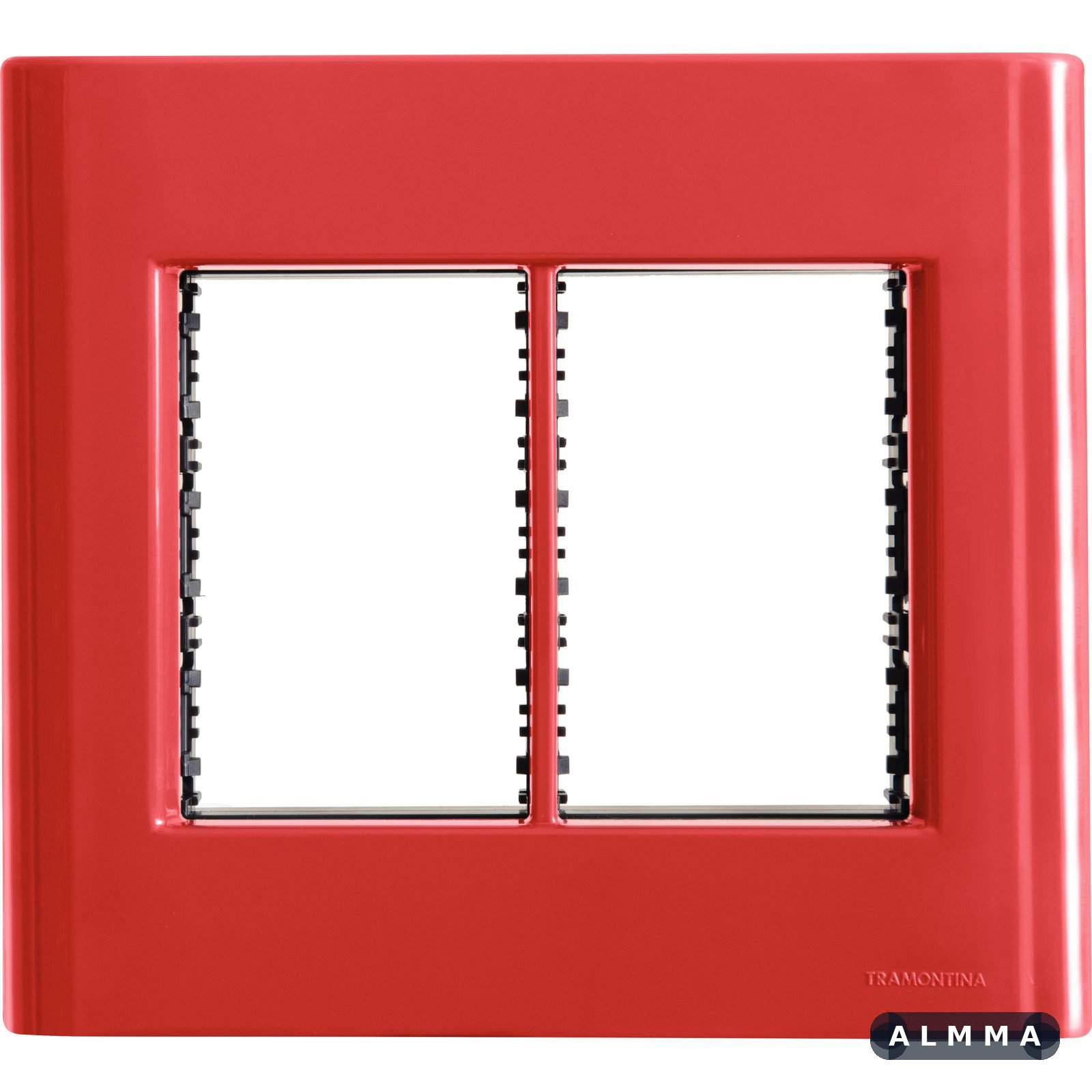Placa 6 Postos 4x4 Tramontina Giz Napoli com Suporte 20 UNIDADES EMB.MINIMA