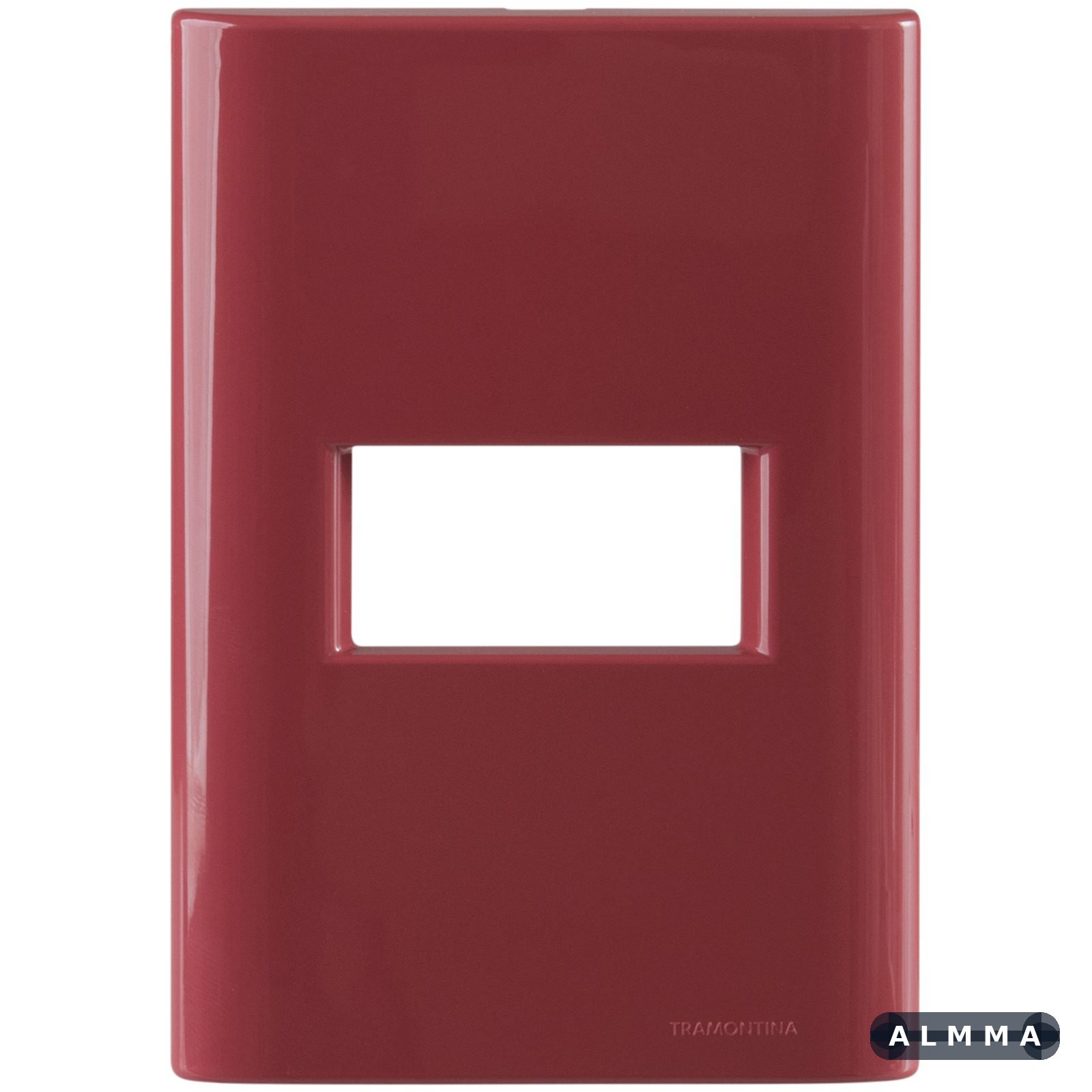 Placa 1 Posto Horizontal Tramontina Giz com Suporte Napoli 20 UNIDADES EMB.MINIMA