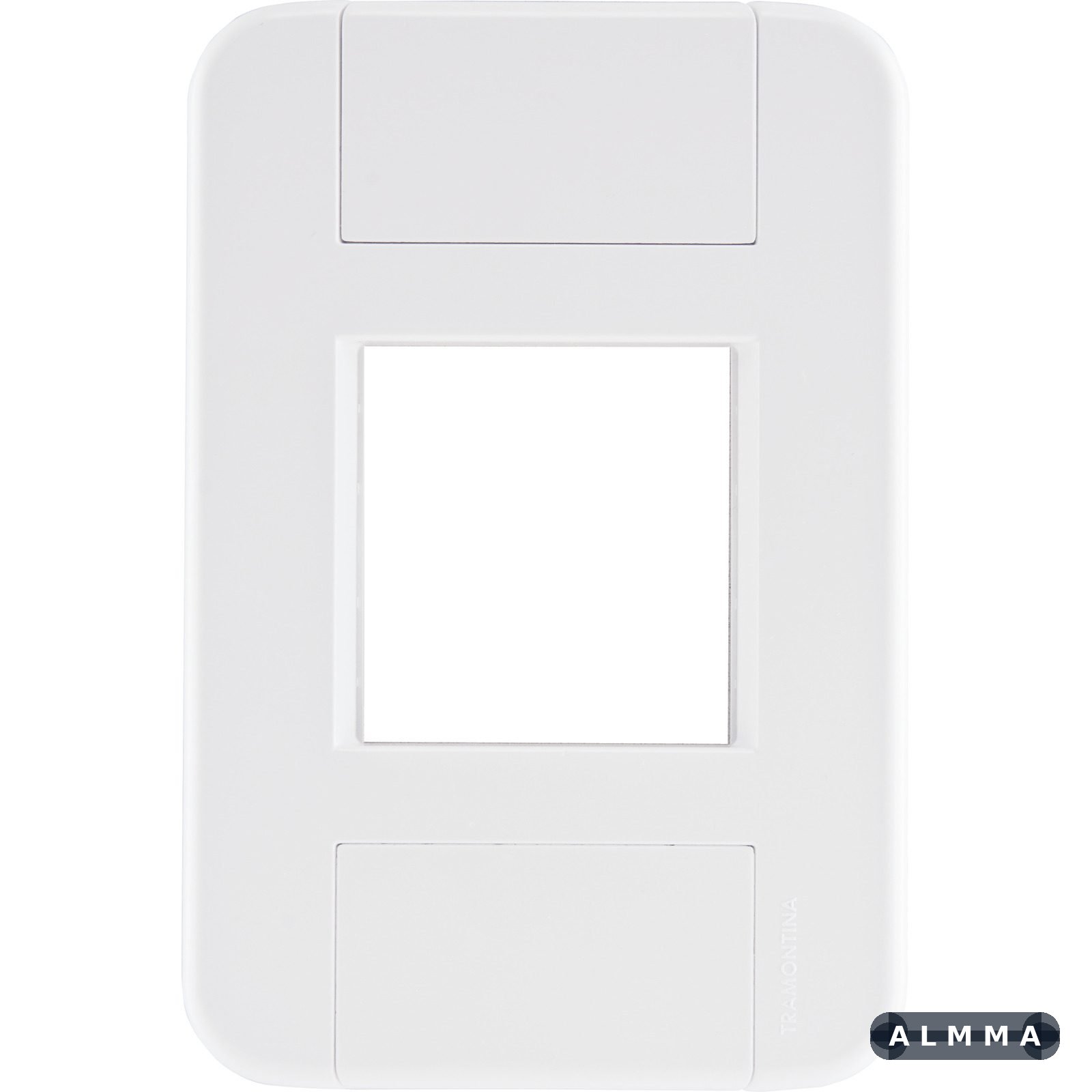 Placa 2 Postos Juntos 4x2 Tramontina Tablet Branca 20 UNIDADES EMB.MINIMA