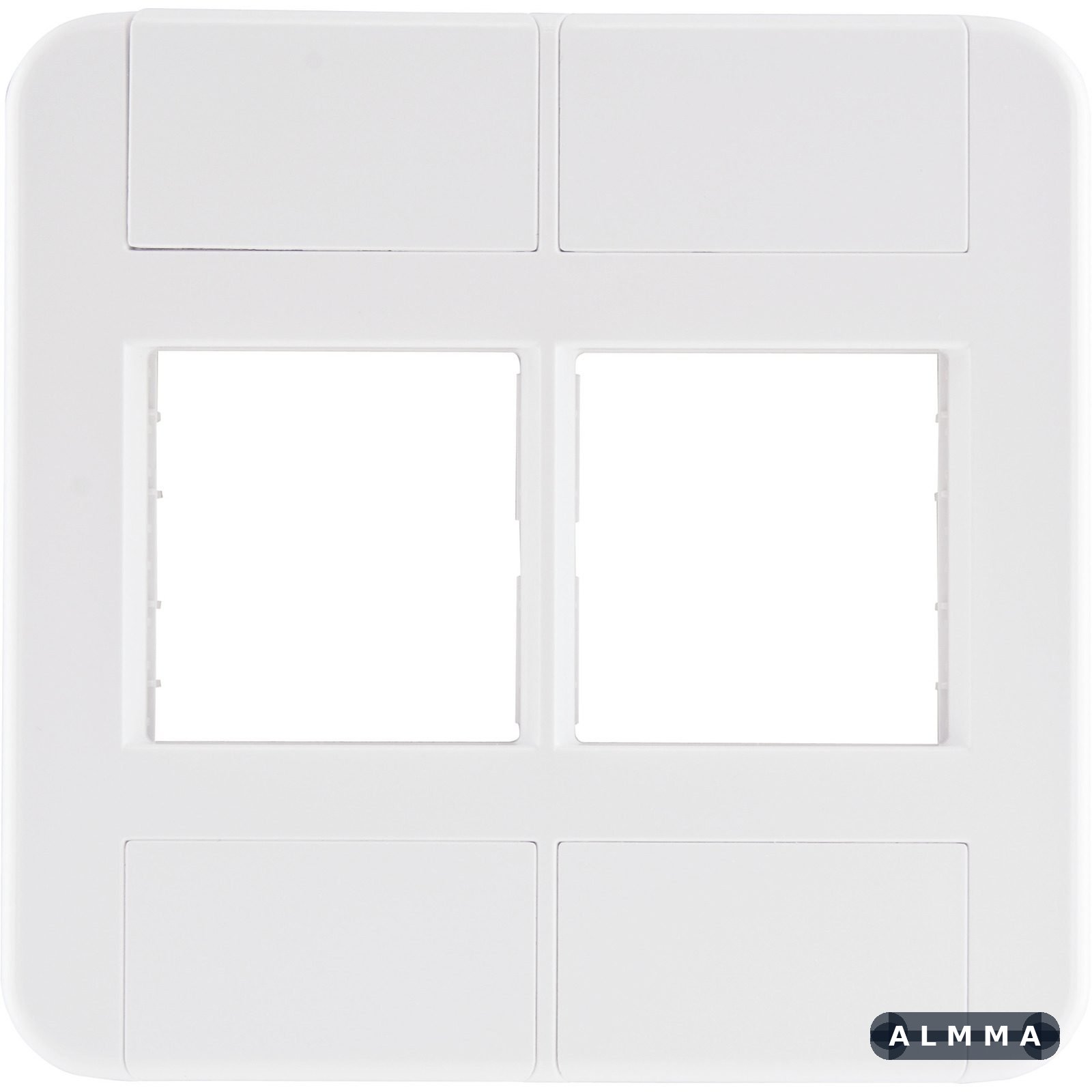 Placa 4 Postos 4x4 Tramontina Tablet Branca 20 UNIDADES EMB.MINIMA