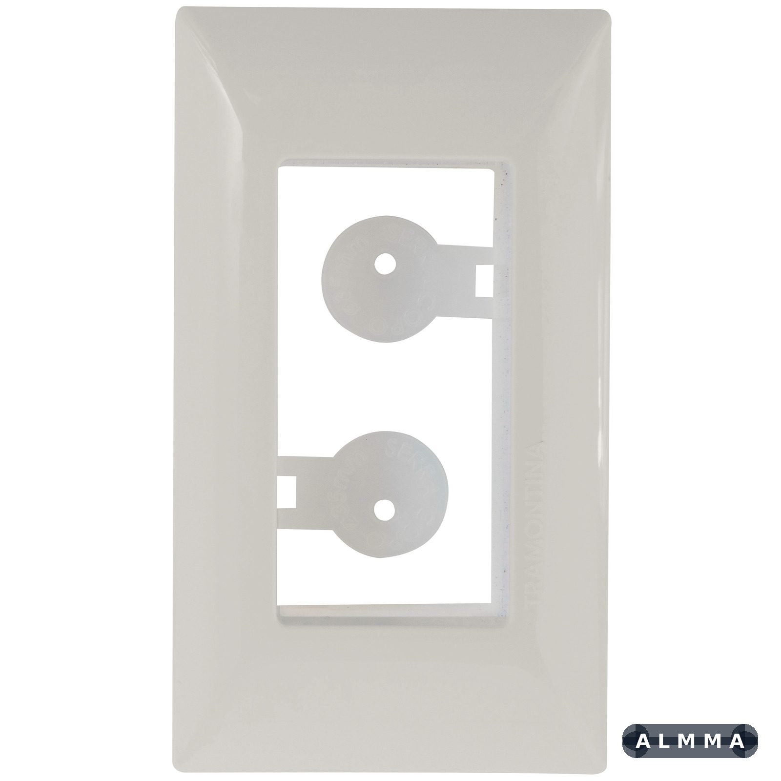 Placa para Móvel 1 Posto Tramontina Aria Branca 20 UNIDADES EMB.MINIMA