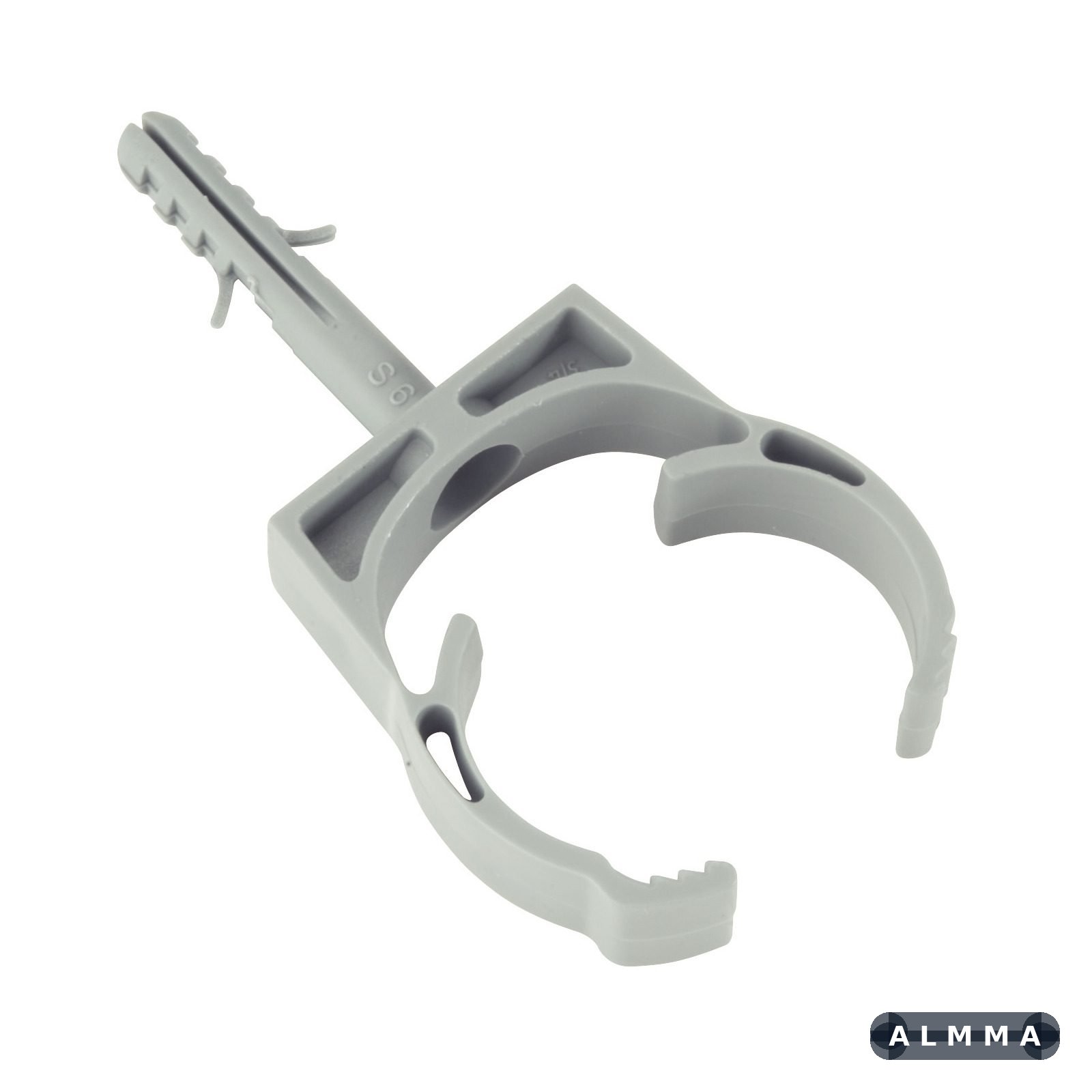 Abraçadeira com Bucha 3/4" Tramontina Cinza 100 UN. EMB.MINIMA