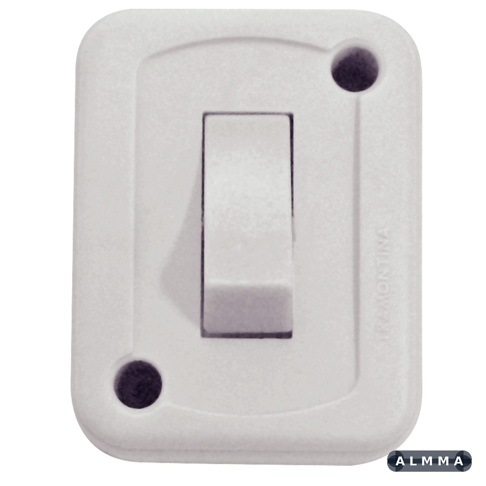 Interruptor de Sobrepor 1 Tecla Simples 10 A 250 V Tramontina Branco embalagem Flow Pack 30 UNIDADES EMB.MINIMA