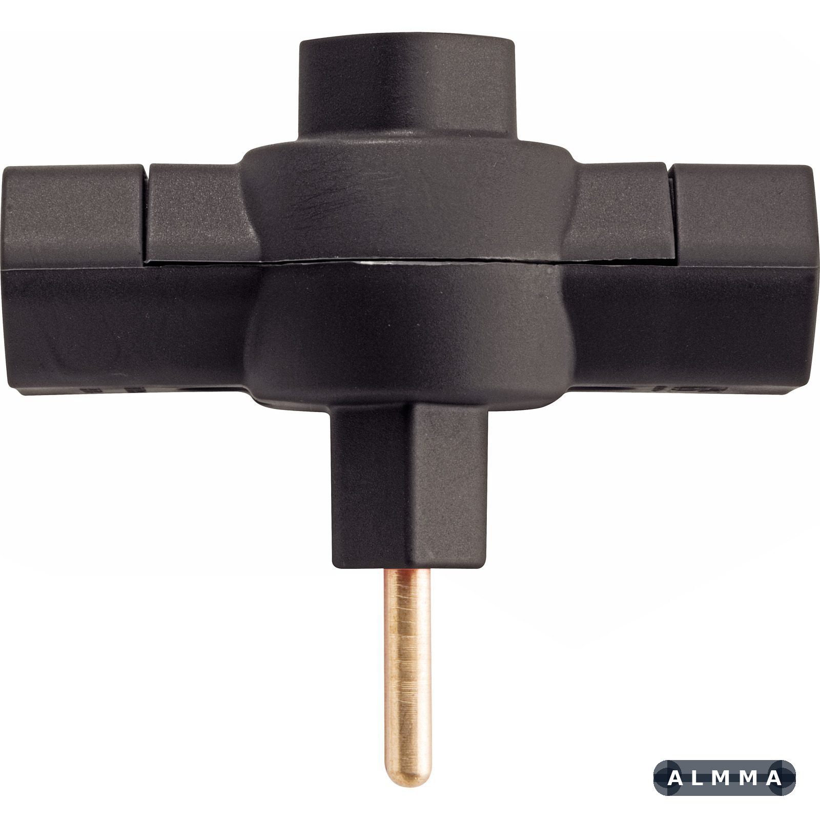 Plugue T 2P 250 V 10 A Tramontina Preto 50 UNIDADES EMB.MINIMA