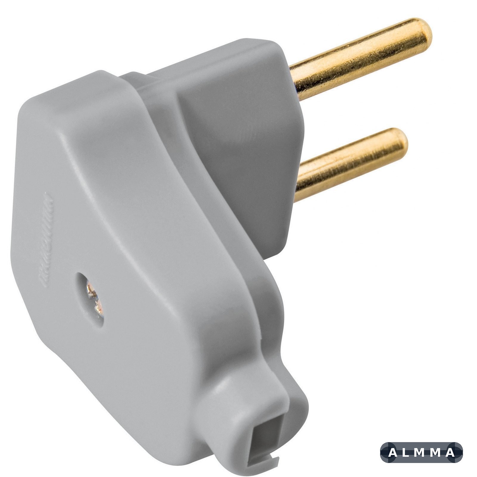 Plugue Angular 2P 10 A 250 V Tramontina Cinza 100 UNIDADES EMB.MINIMA