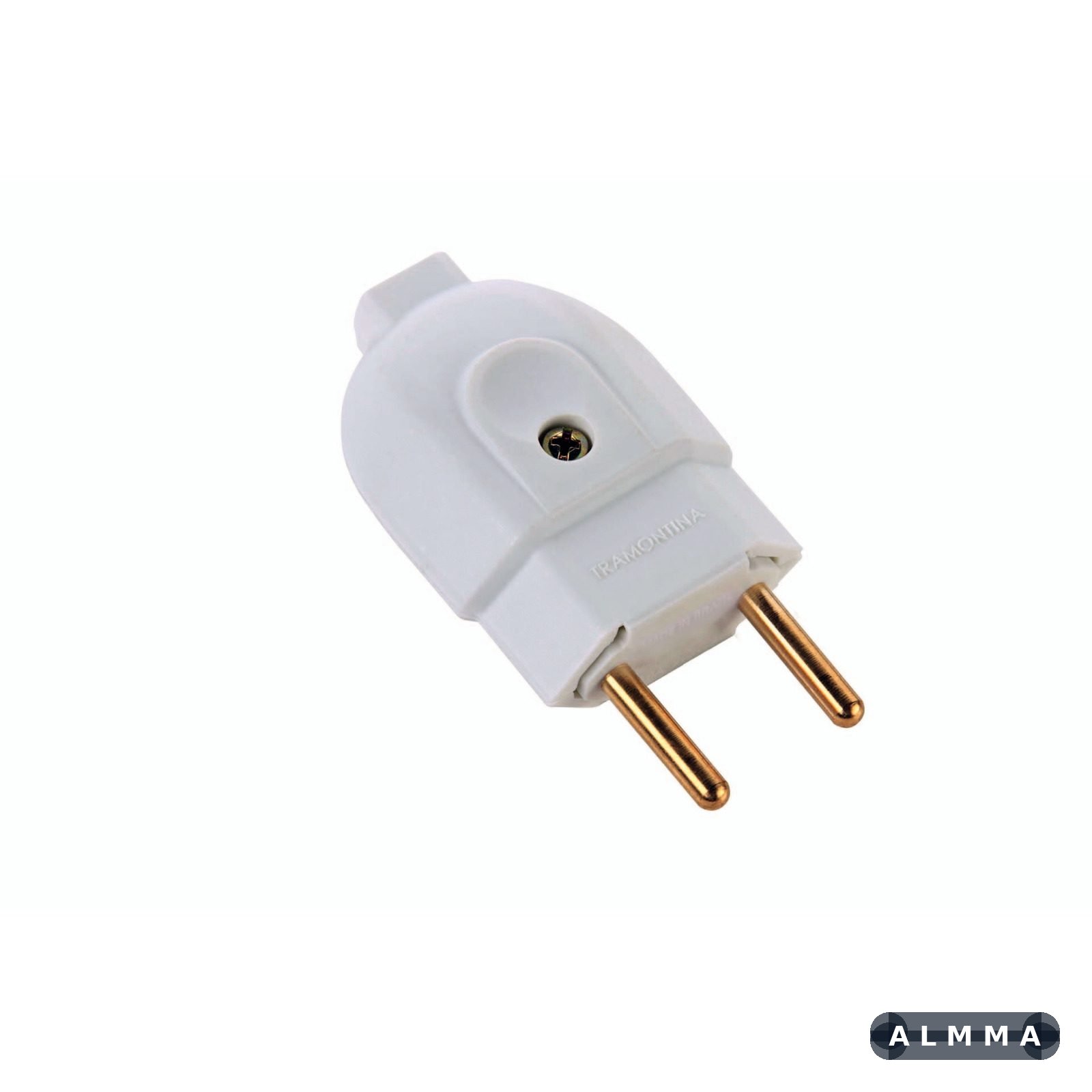 Plugue Macho 2P 250 V 20 A Tramontina Branco 50 UNIDADES EMB.MINIMA