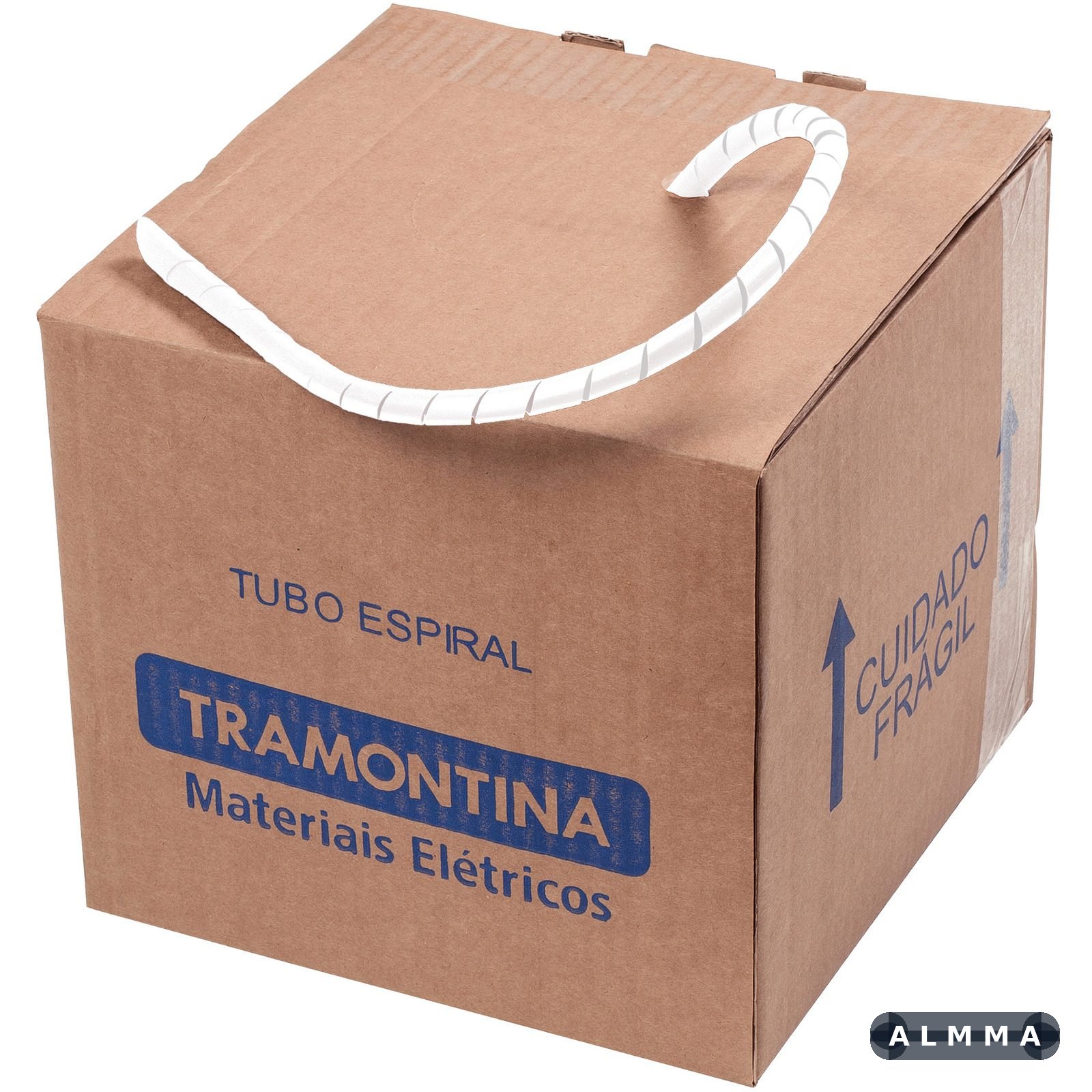 Tubo espiral 1/2" 50m cor branco 1 UNIDADES EMB.MINIMA