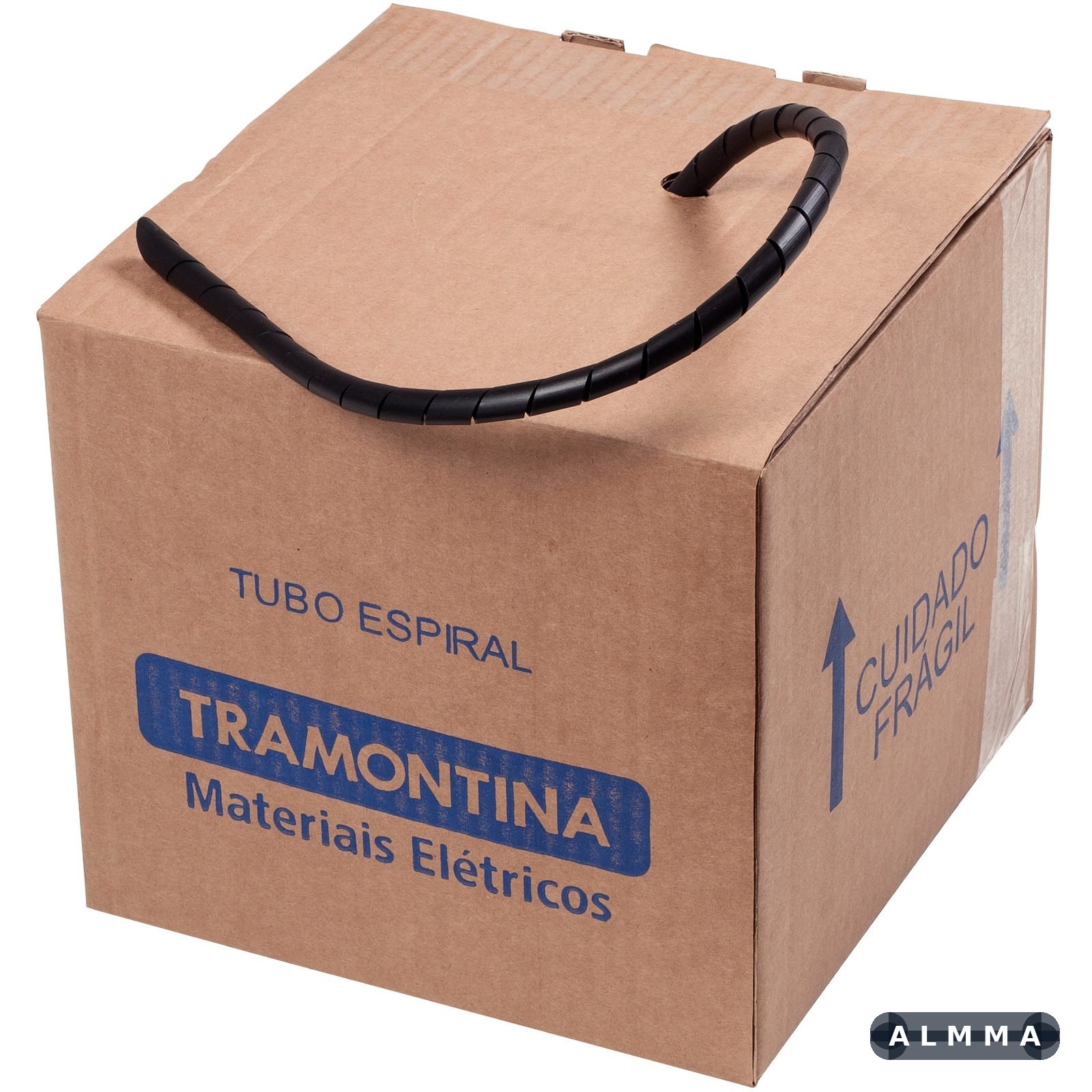 Tubo espiral 1/2" 50m cor preto 1 UNIDADES EMB.MINIMA