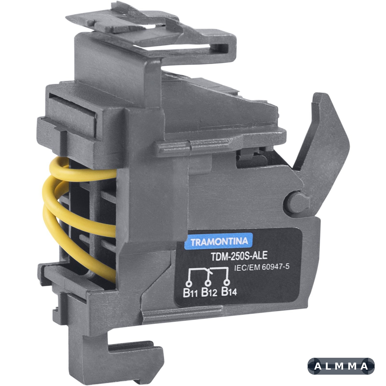 Contato de Alarme TDM Tramontina para Disjuntor Caixa Moldada Frame 250 A Lado Esquerdo 1 UNIDADES EMB.MINIMA