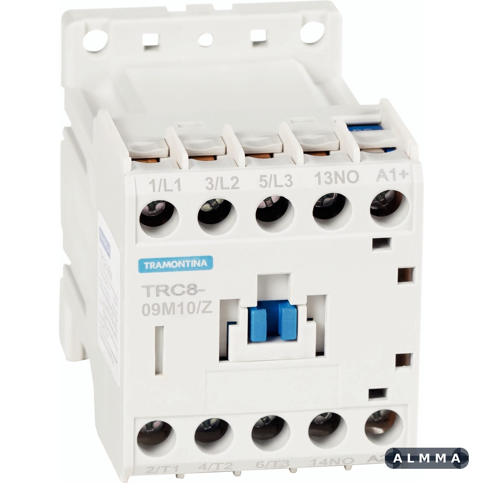 Mini Contator Tripolar Tramontina TRC 8-09M10/Z 9 A 24 Vcc 1NA 1 UNIDADES EMB.MINIMA