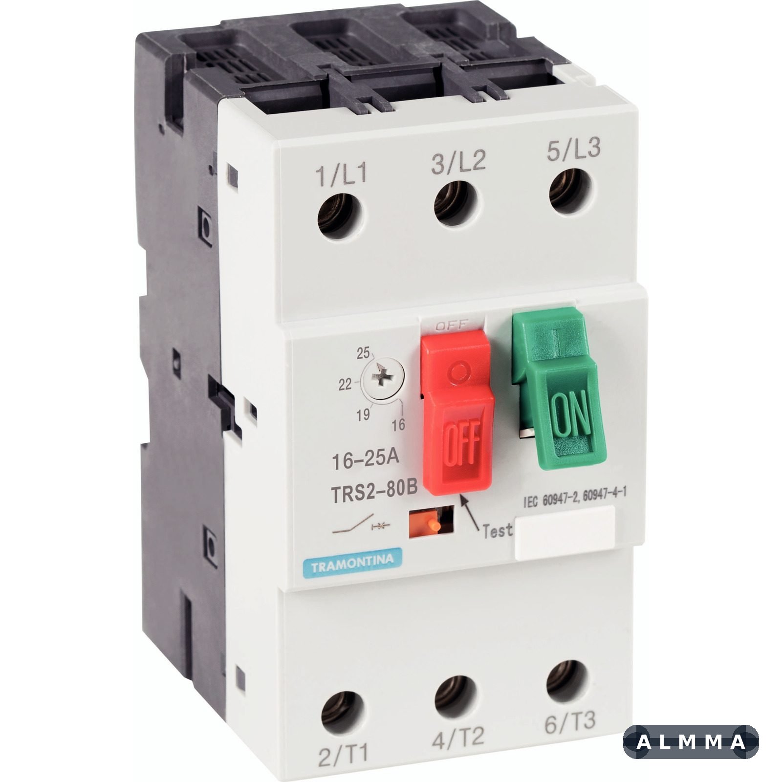 Disjuntor Motor Tramontina TRS2-80B 16~25 A 1 UNIDADES EMB.MINIMA