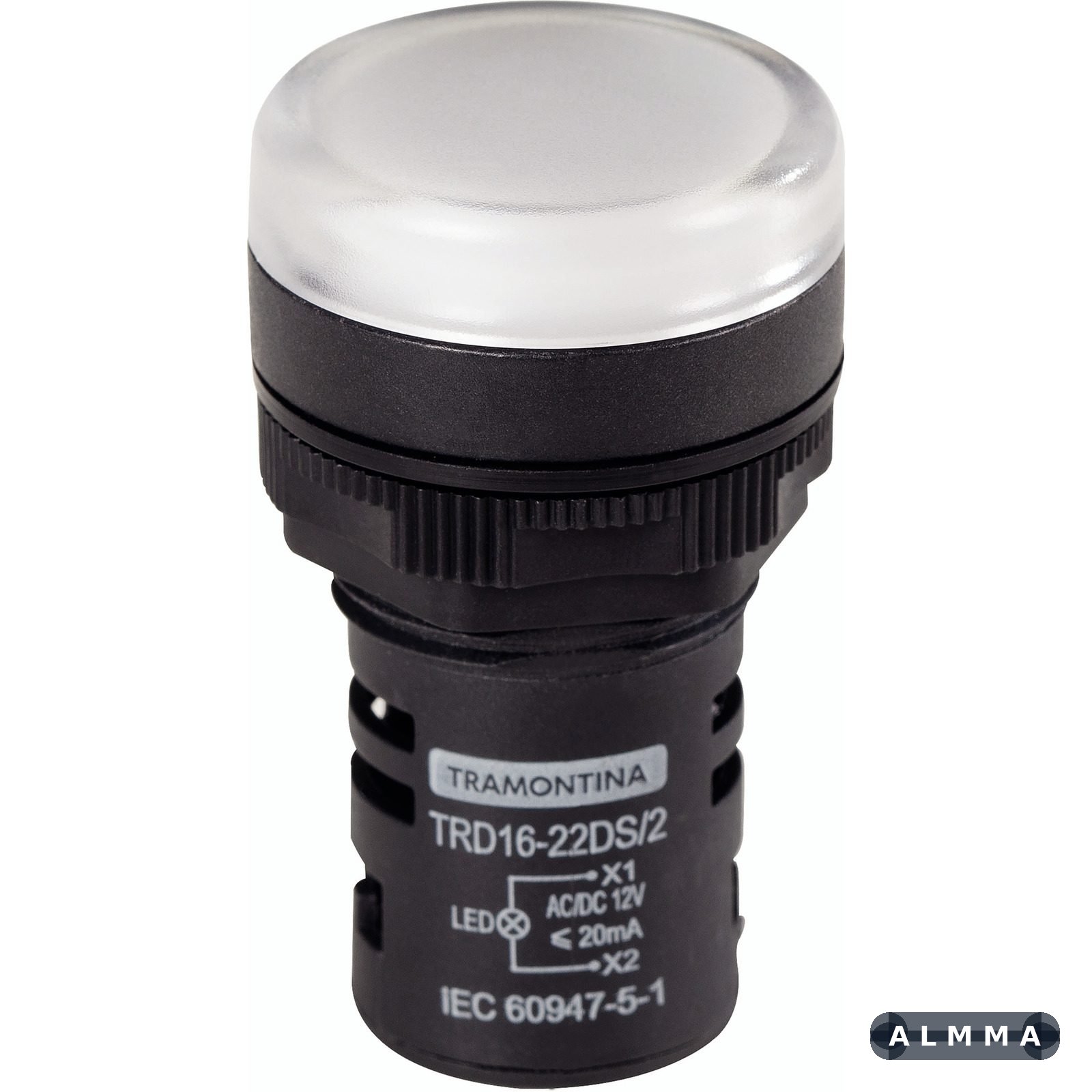 Sinalizador Tramontina TRD16-22DS/2 12 V Branco 10 UNIDADES EMB.MINIMA
