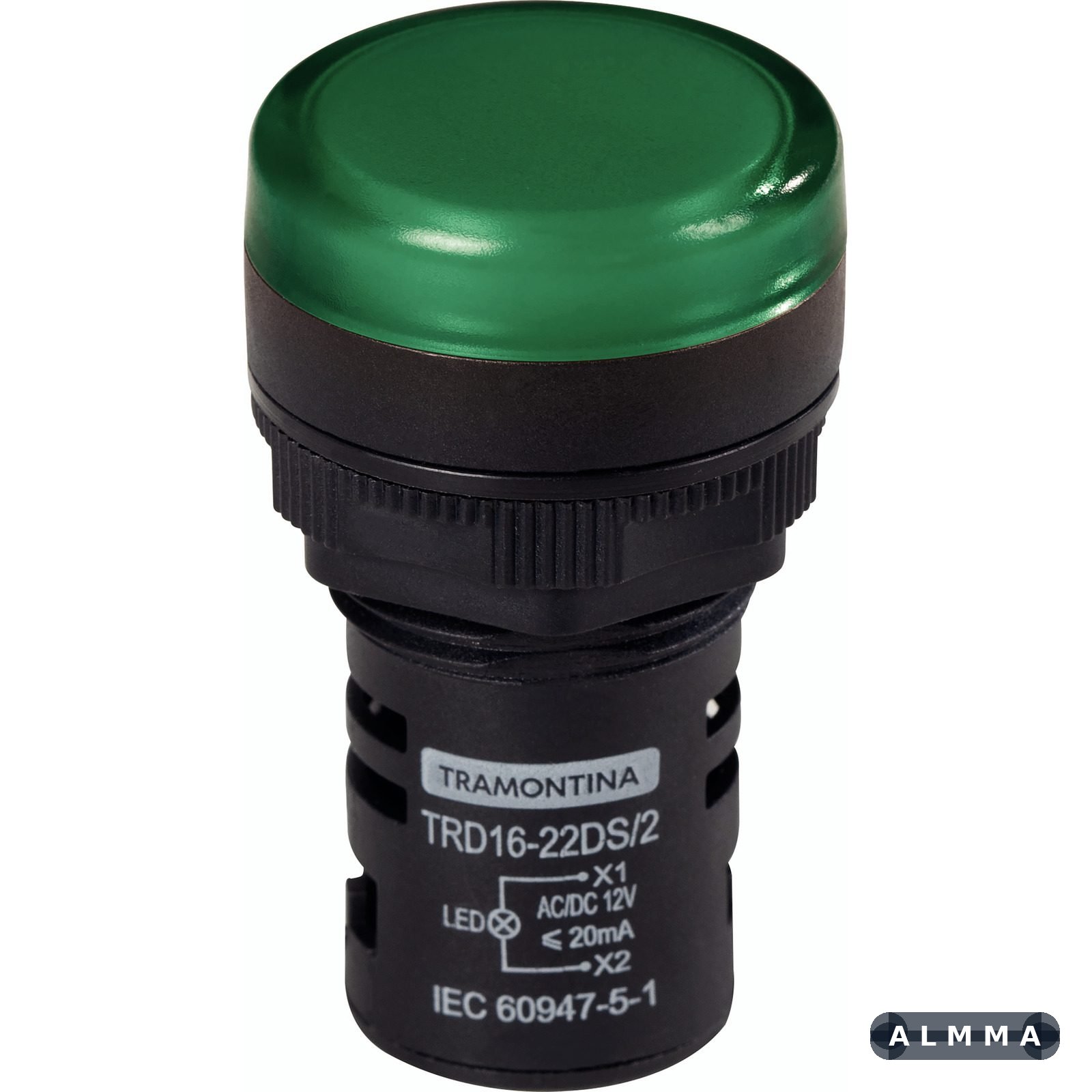 Sinalizador Tramontina TRD16-22DS/2 12 V Verde 10 UNIDADES EMB.MINIMA