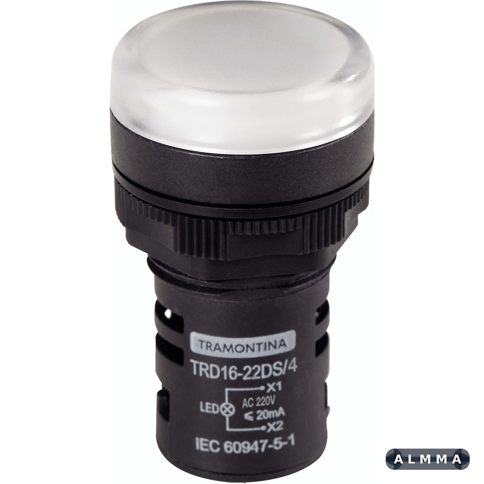 Sinalizador Tramontina TRD16-22DS/4 220 V Branco 10 UNIDADES EMB.MINIMA