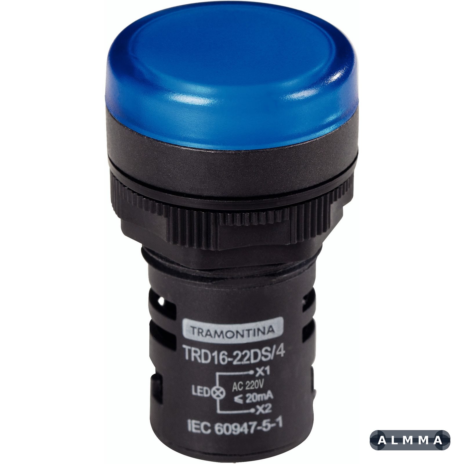 Sinalizador Tramontina TRD16-22DS/4 220 V Azul 10 UNIDADES EMB.MINIMA