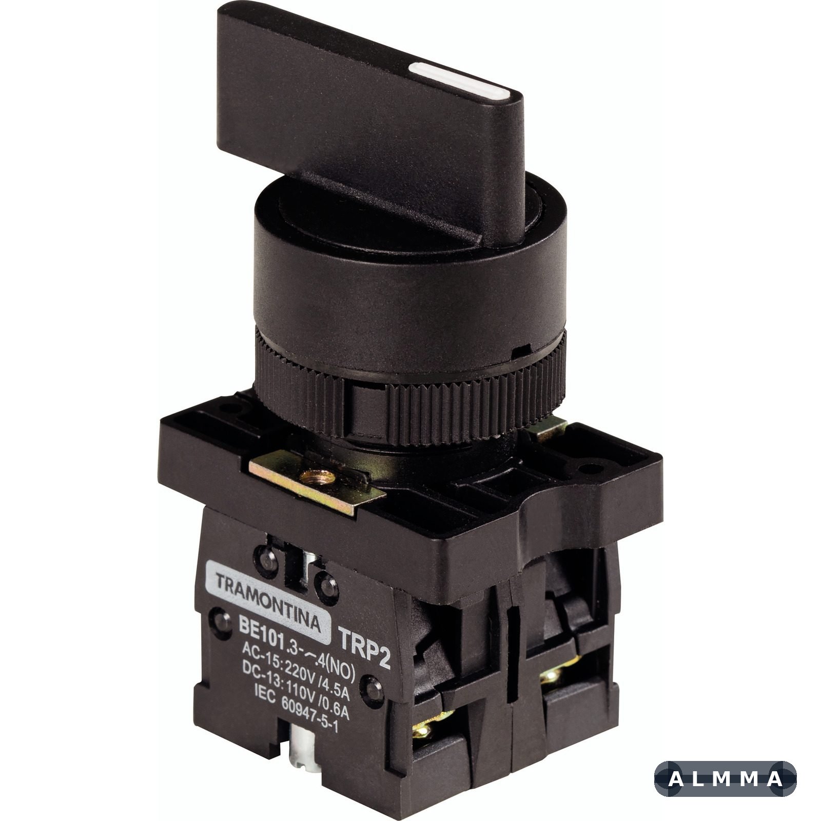 Botão Seletor Tramontina TRP2-EJ33 2NA 3 Posições com Base de Plástico 10 UNIDADES EMB.MINIMA