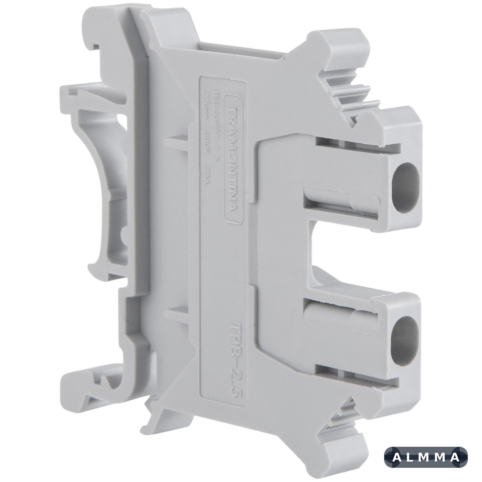 Borne de Conexão a Parafuso Cinza 2,5 mm² Tramontina TPB-2,5 100 UNIDADES EMB.MINIMA