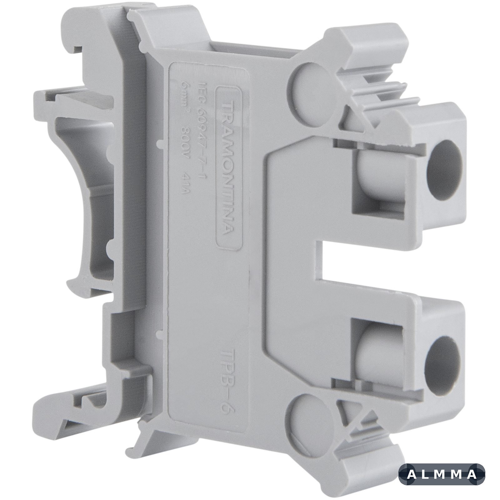 Borne de Conexão a Parafuso Cinza 6 mm² Tramontina TPB-6 50 UNIDADES EMB.MINIMA
