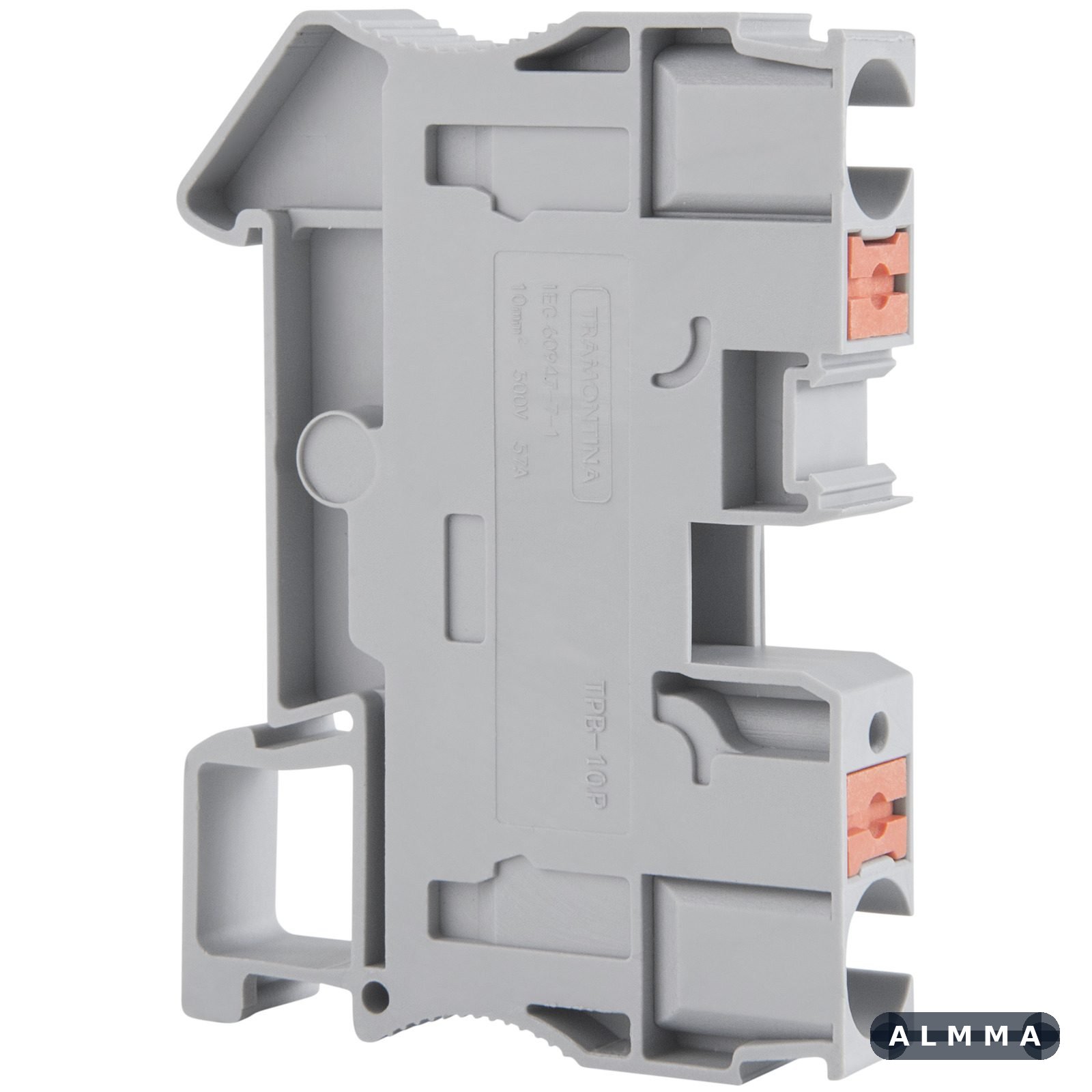 Borne de Conexão Push-In Cinza 10 mm² Tramontina TPB-10P 50 UNIDADES EMB.MINIMA
