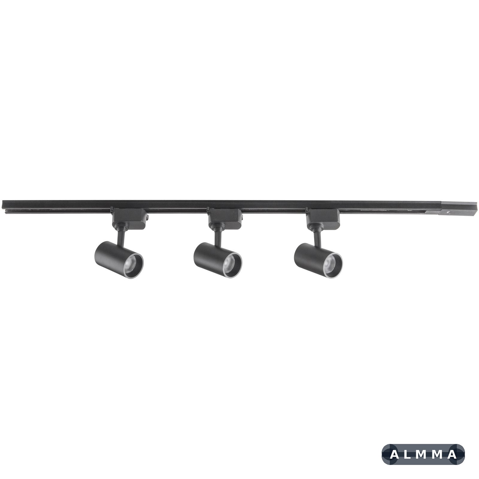 Luminária Trilho Eletrificado Tramontina 1 m com 3 Spots 5 W Preto 3000K Luz Amarela 5 UNIDADES EMB.MINIMA