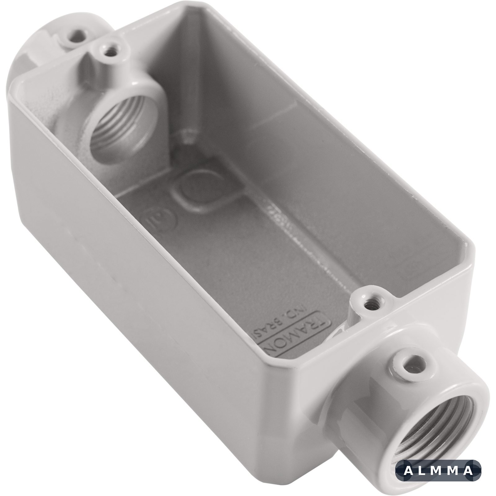 Condulete Fixo 1/2" Tipo C Tramontina com Rosca BSP com Pintura Eletrostática sem Tampa 12 UNIDADES EMB.MINIMA
