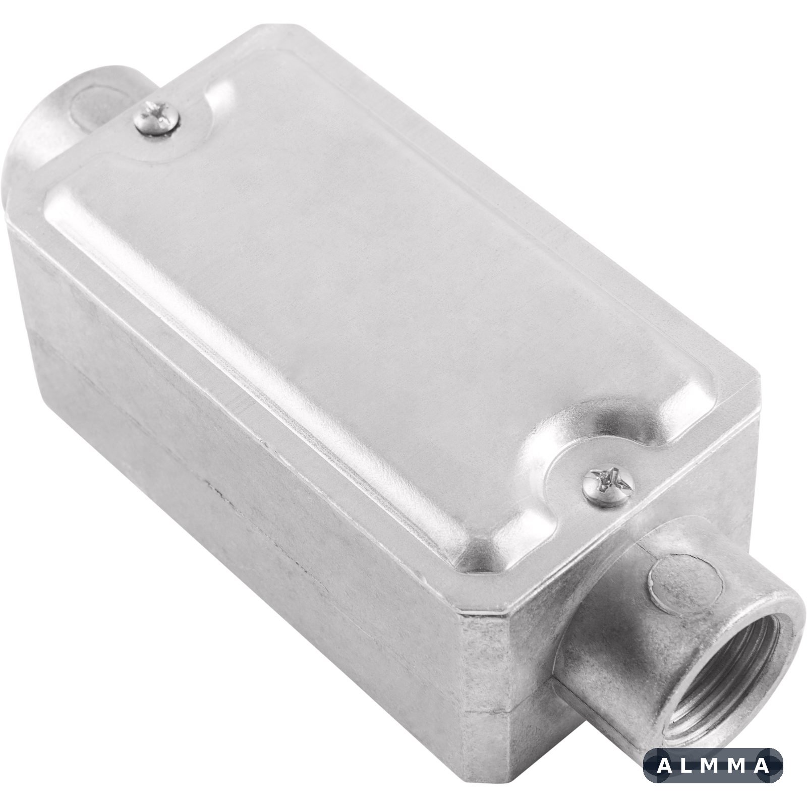 Condulete Fixo 1/2" Tipo C Tramontina com Rosca BSP e com Tampa Estampada 12 UNIDADES EMB.MINIMA