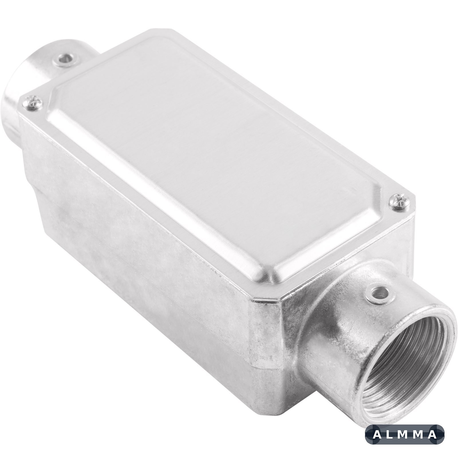 Condulete Fixo 1" Tipo C Tramontina com Rosca BSP e com Tampa Estampada 12 UNIDADES EMB.MINIMA