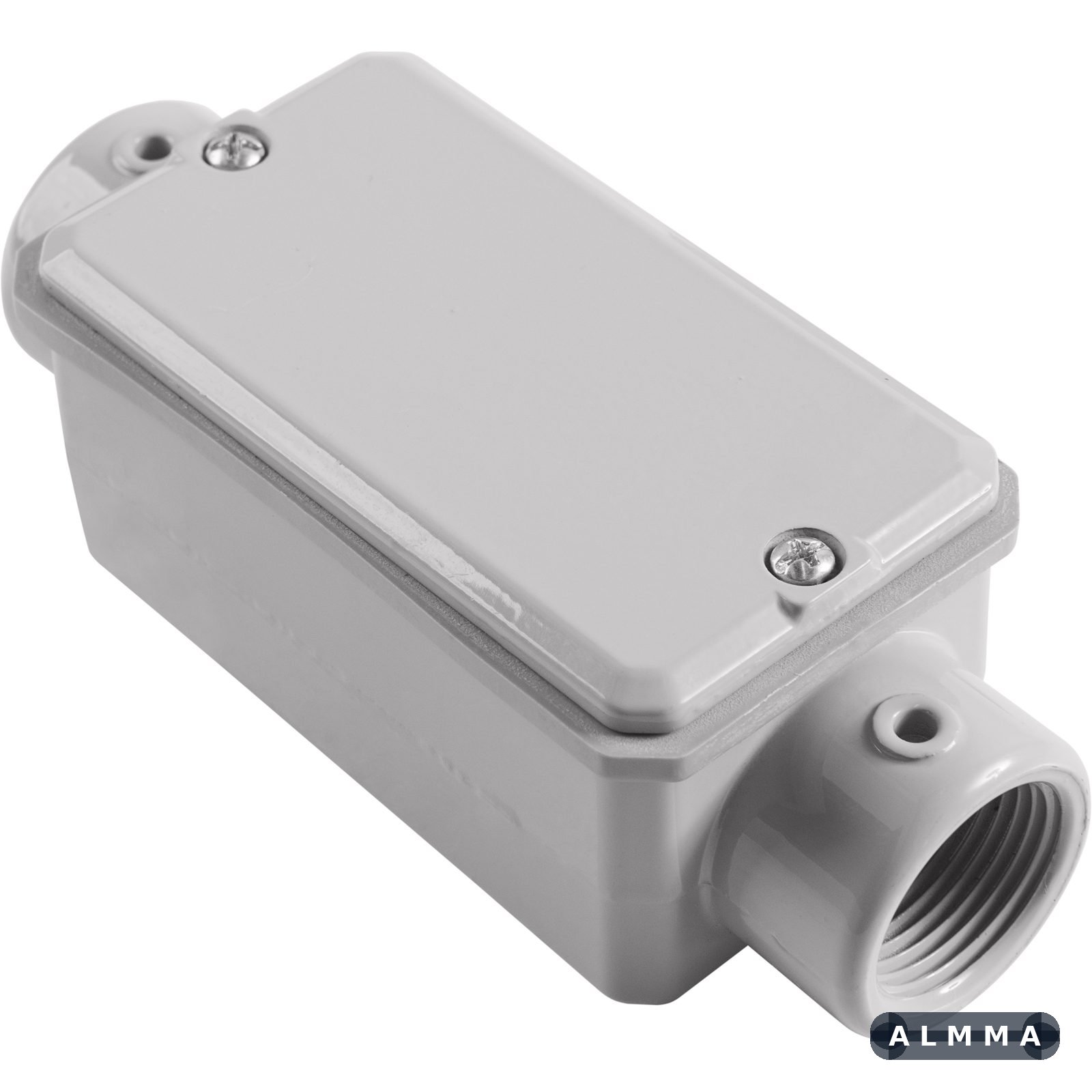 Condulete Fixo 3/4" Tipo C Tramontina com Rosca NPT com Tampa e com Pintura Eletrostática 12 UNIDADES EMB.MINIMA