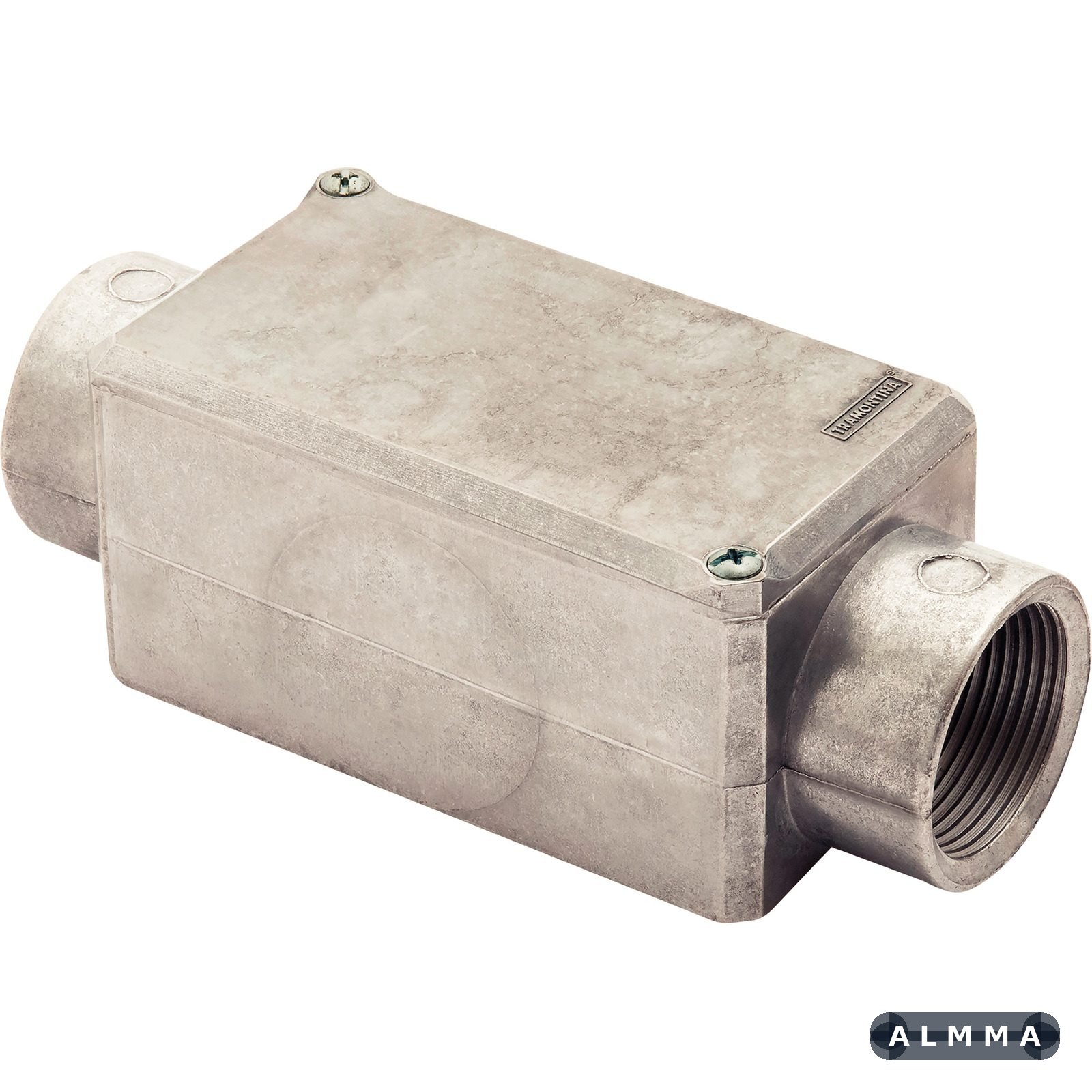 Condulete Fixo 1.1/2" Tipo C Tramontina com Rosca BSP e com Tampa 6 UNIDADES EMB.MINIMA