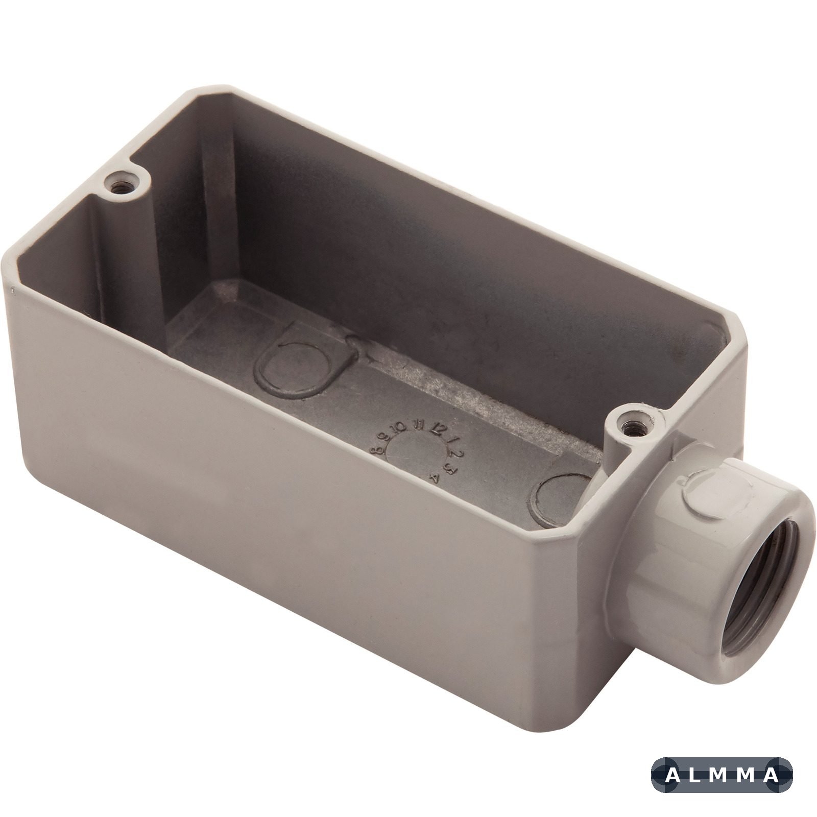 Condulete Fixo 3/4" Tramontina Tipo E com Rosca BSP e com Pintura Eletrostática sem Tampa 12 UNIDADES EMB.MINIMA