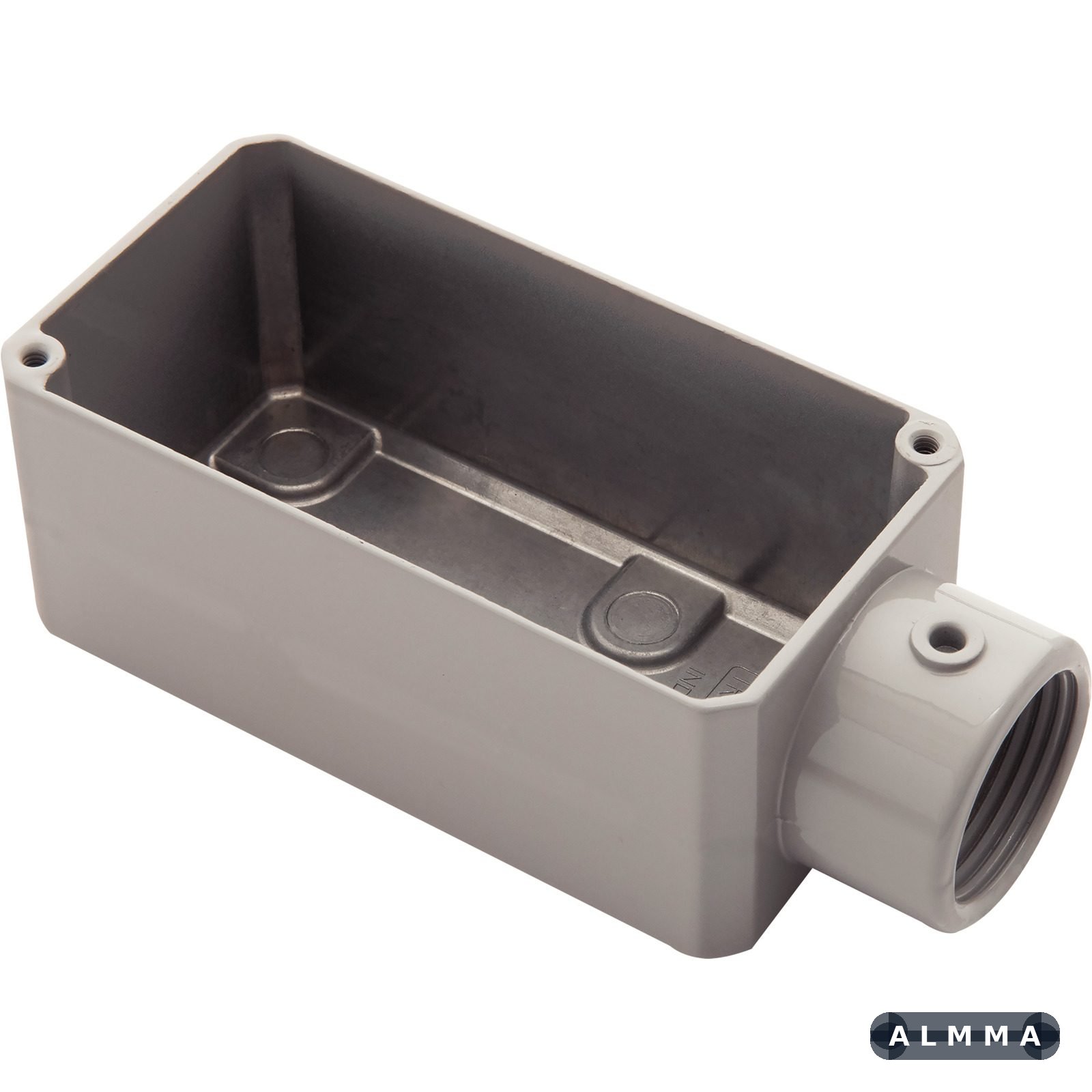 Condulete Fixo 1" Tramontina Tipo E com Rosca BSP e com Pintura Eletrostática sem Tampa 12 UNIDADES EMB.MINIMA