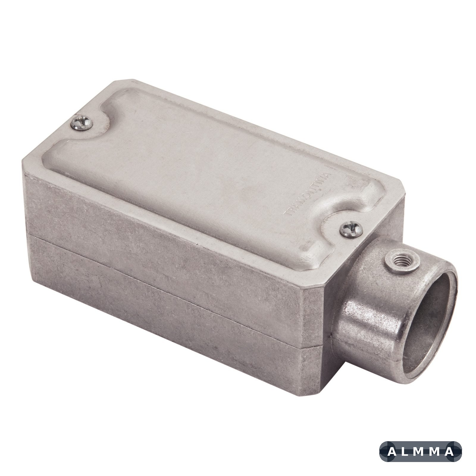 Condulete Fixo 3/4" Tramontina Tipo E com Tampa Estampada sem Rosca 12 UNIDADES EMB.MINIMA