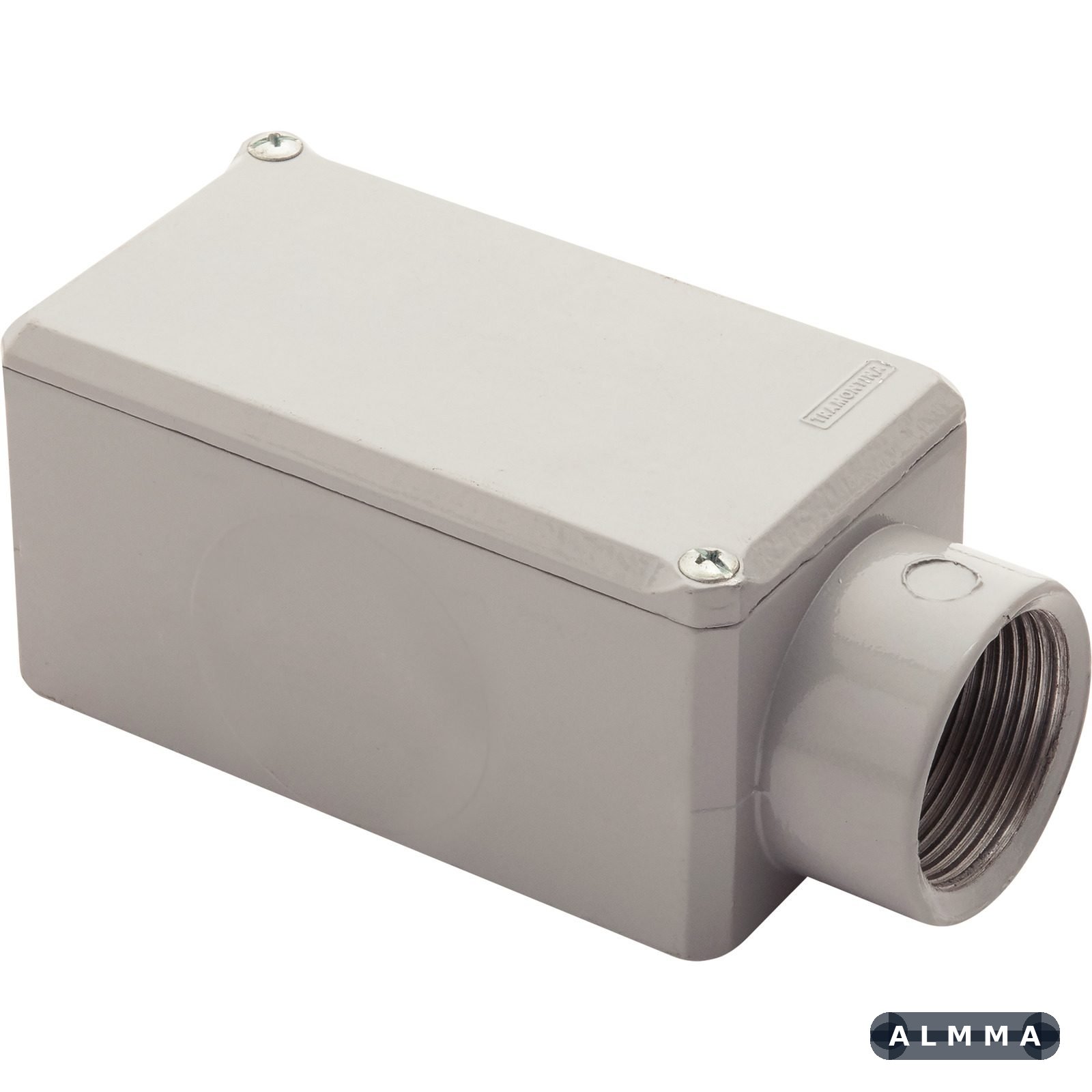 Condulete Fixo 1.1/2" Tipo E Tramontina com Tampa com Rosca BSP e com Pintura Eletrostática 6 UNIDADES EMB.MINIMA