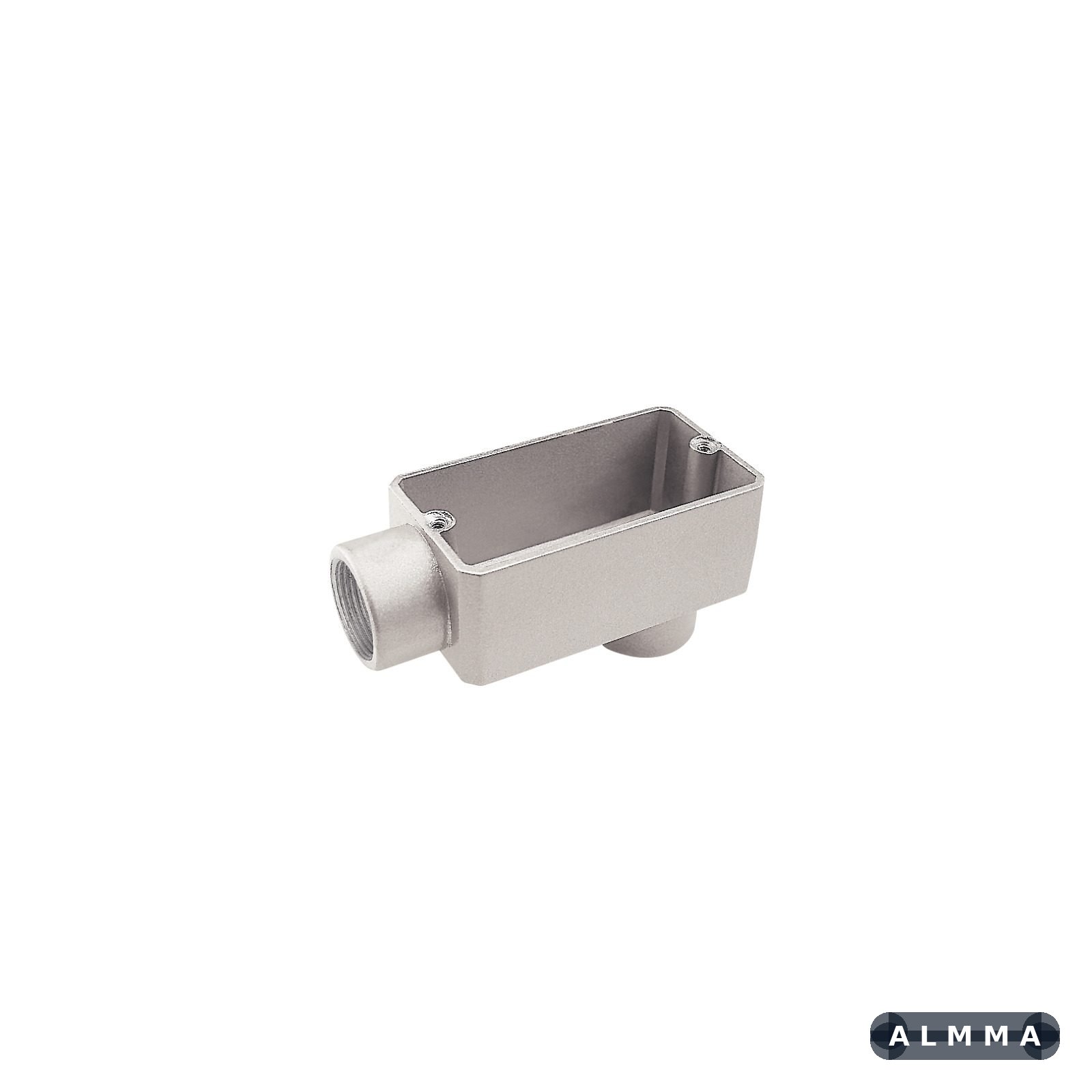 Condulete Fixo 2.1/2" Tipo LB Tramontina com Tampa e Rosca com Pintura Eletrostática a Pó 2 UNIDADES EMB.MINIMA