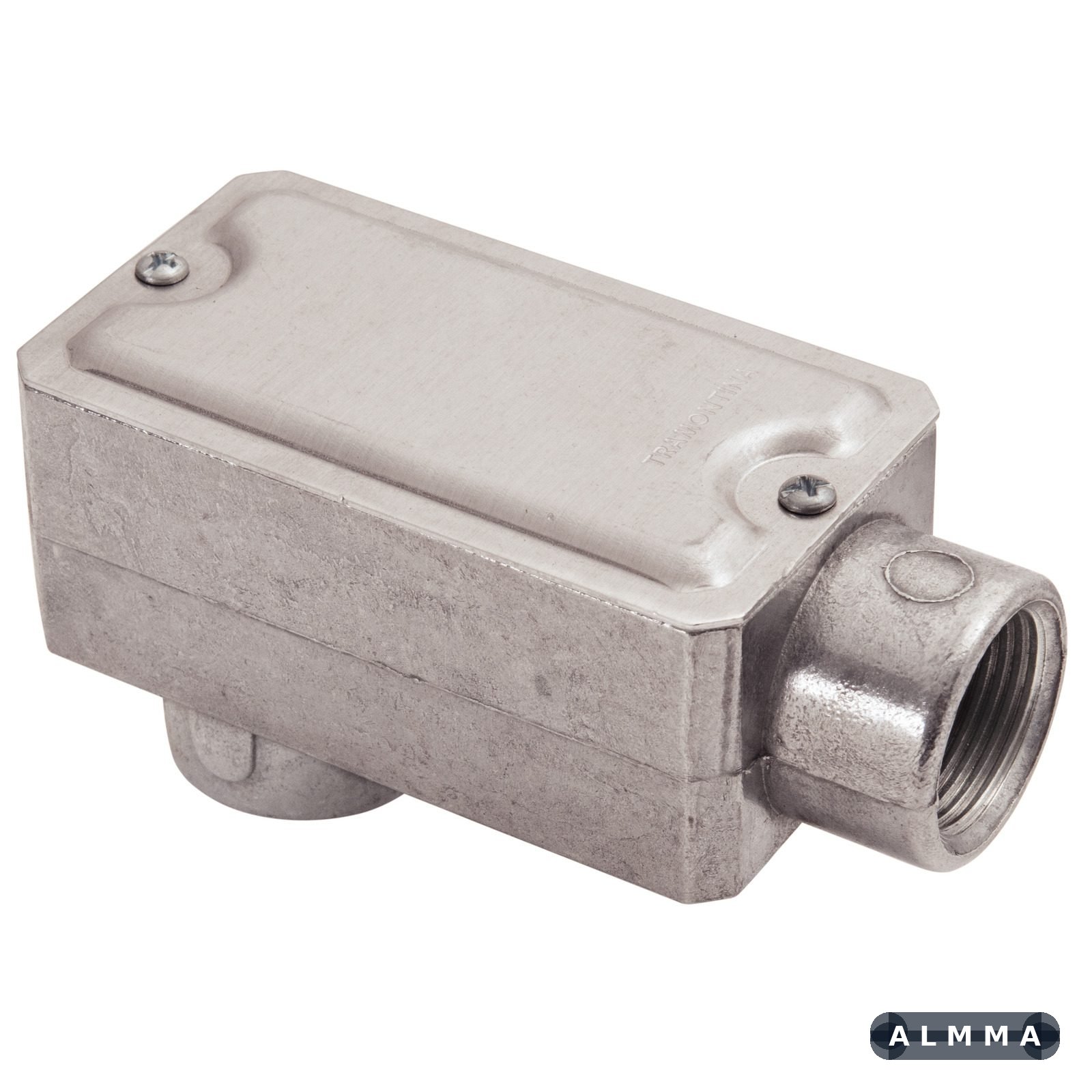 Condulete Fixo 3/4" Tipo LB Tramontina com Tampa e Rosca 12 UNIDADES EMB.MINIMA