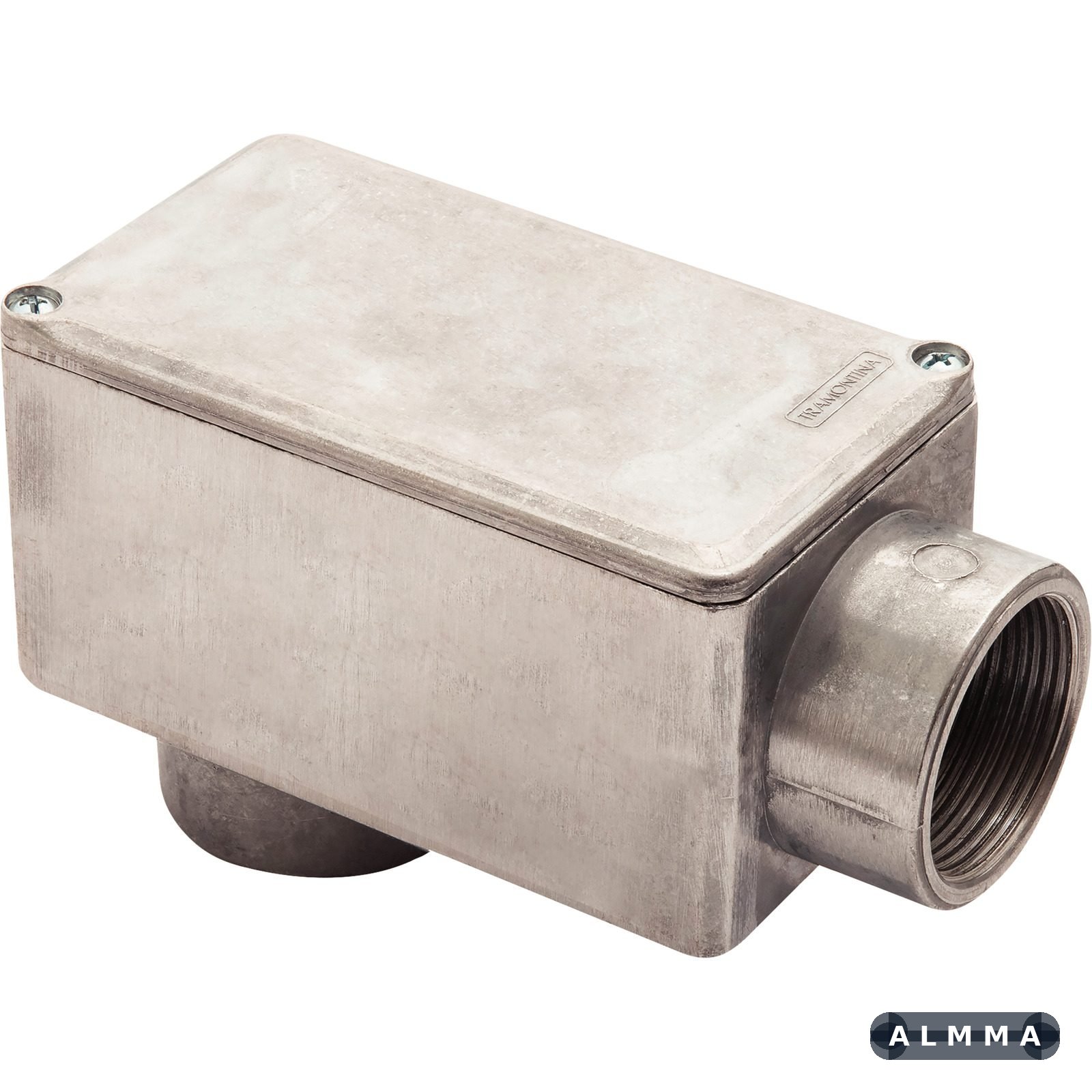 Condulete Fixo 1.1/2" Tipo LB Tramontina com Rosca e Tampa 6 UNIDADES EMB.MINIMA