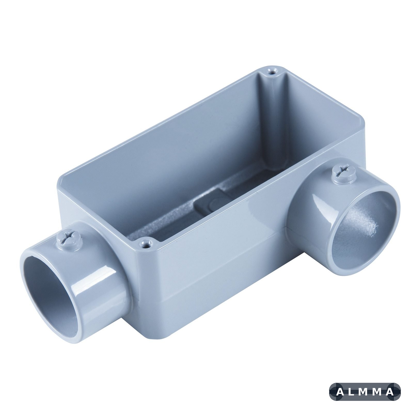 Condulete Fixo 1" Tipo LL Tramontina sem Tampa com Rosca com Pintura Eletrostática a Pó 12 UNIDADES EMB.MINIMA