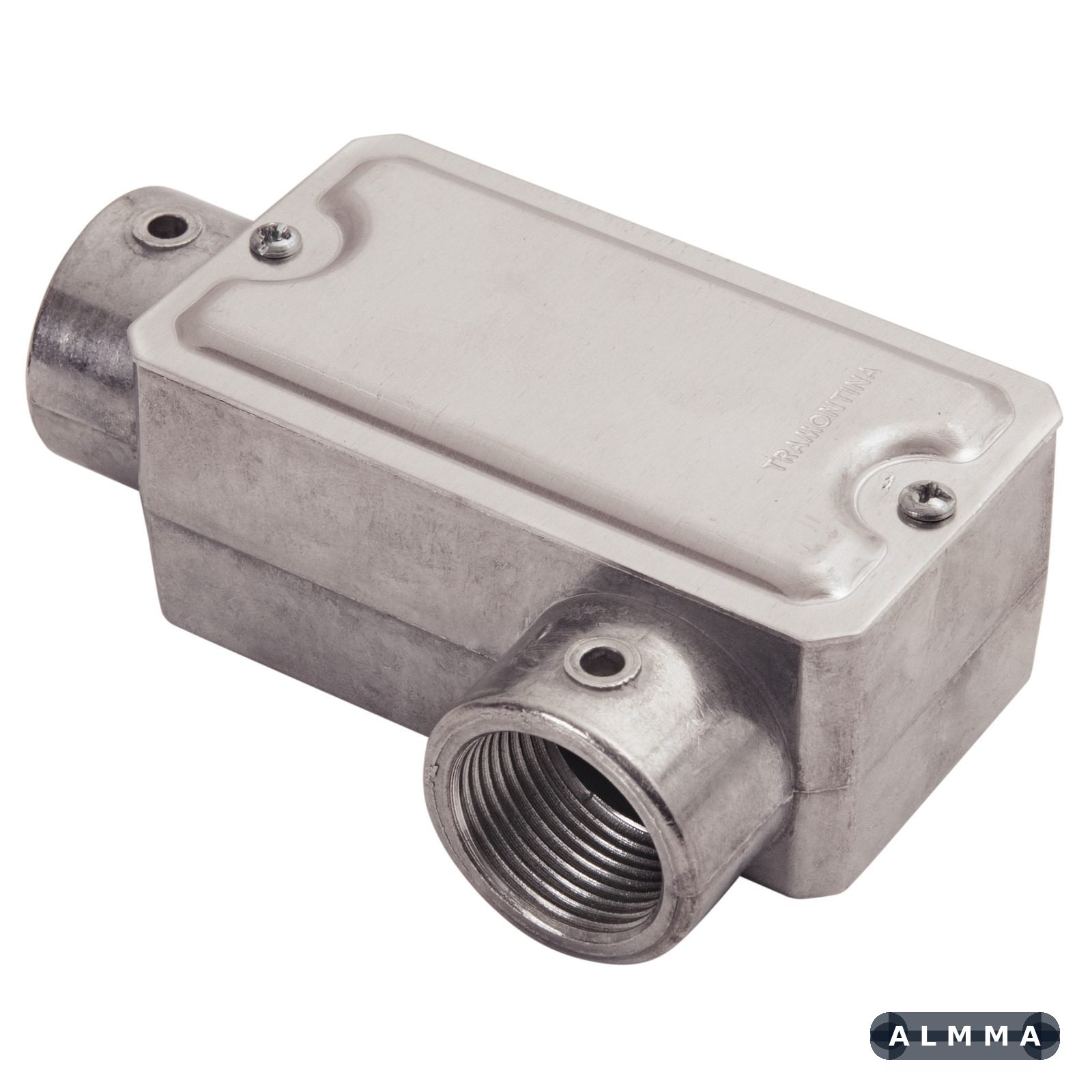 Condulete Fixo 1/2" Tipo LL Tramontina com Tampa e Rosca 12 UNIDADES EMB.MINIMA