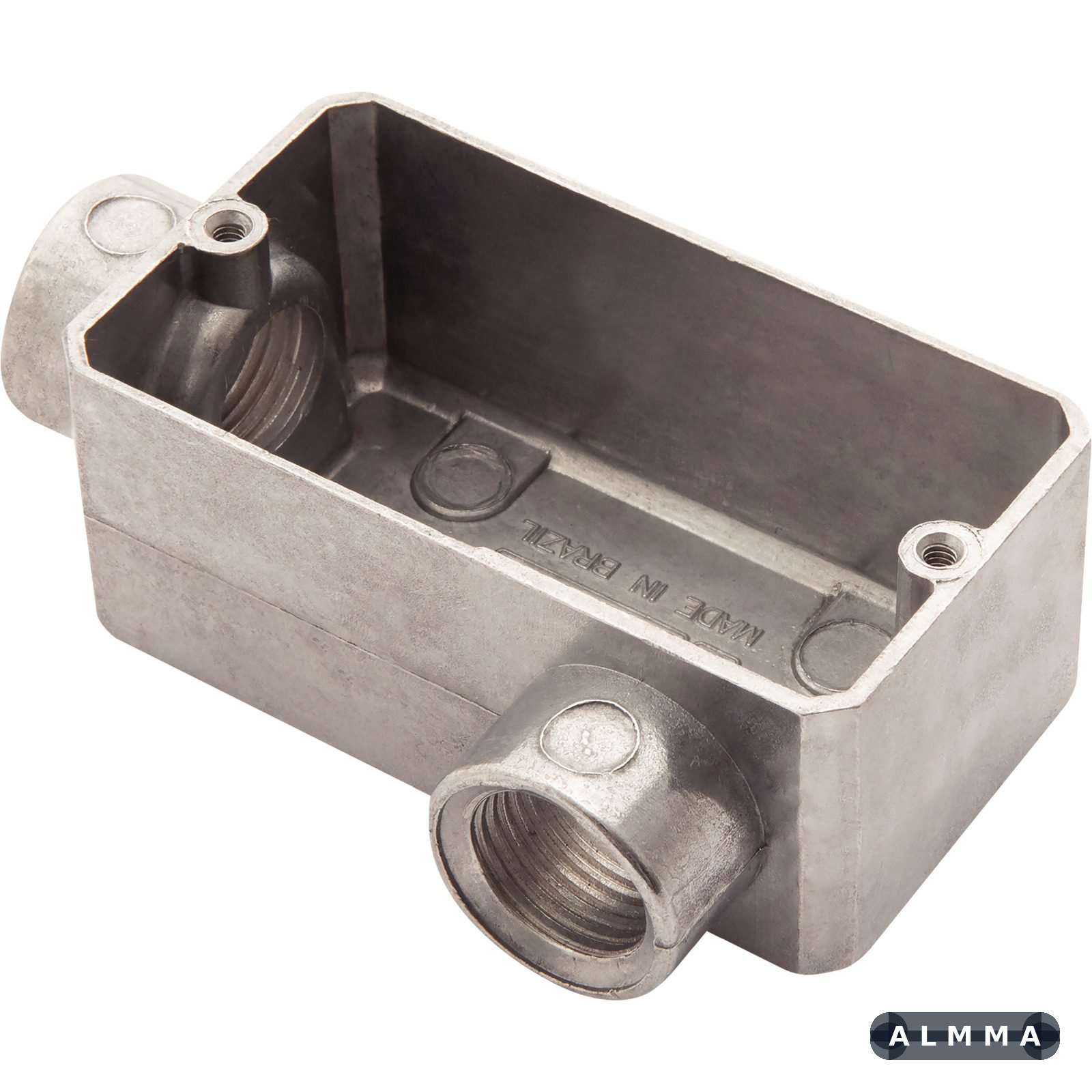 Condulete Fixo 3/4" Tipo LL Tramontina sem Tampa e com Rosca BSP 12 UNIDADES EMB.MINIMA