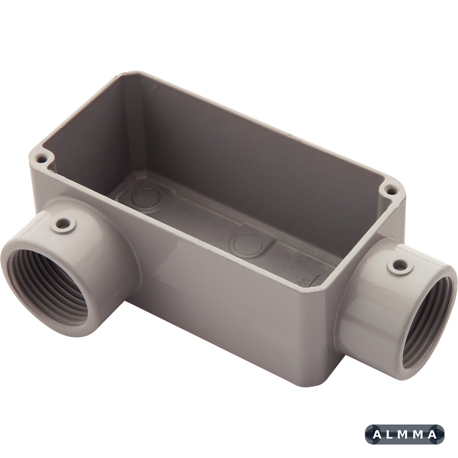 Condulete Fixo 1" Tipo LR Tramontina sem Tampa com Rosca e com Pintura Eletrostática a Pó 12 UNIDADES EMB.MINIMA