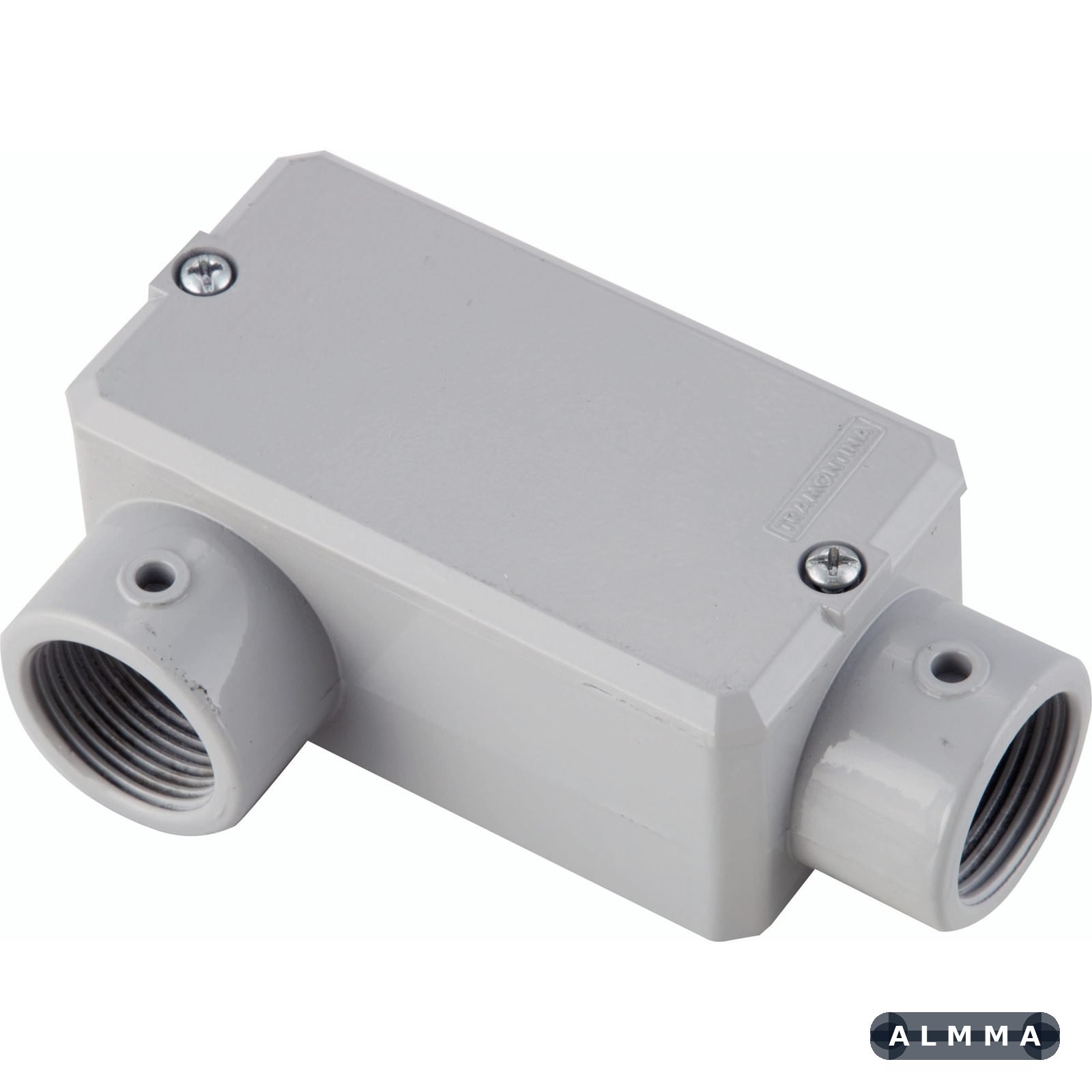 Condulete Fixo 1" Tipo LR Tramontina com Tampa com Rosca e com Pintura Eletrostática a Pó 12 UNIDADES EMB.MINIMA