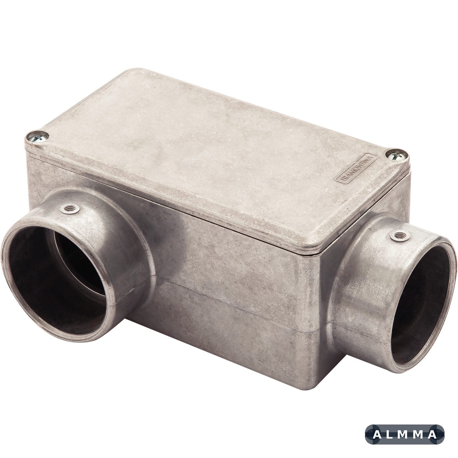 Condulete Fixo 1.1/2" Tipo LR Tramontina com Tampa e sem Rosca 6 UNIDADES EMB.MINIMA