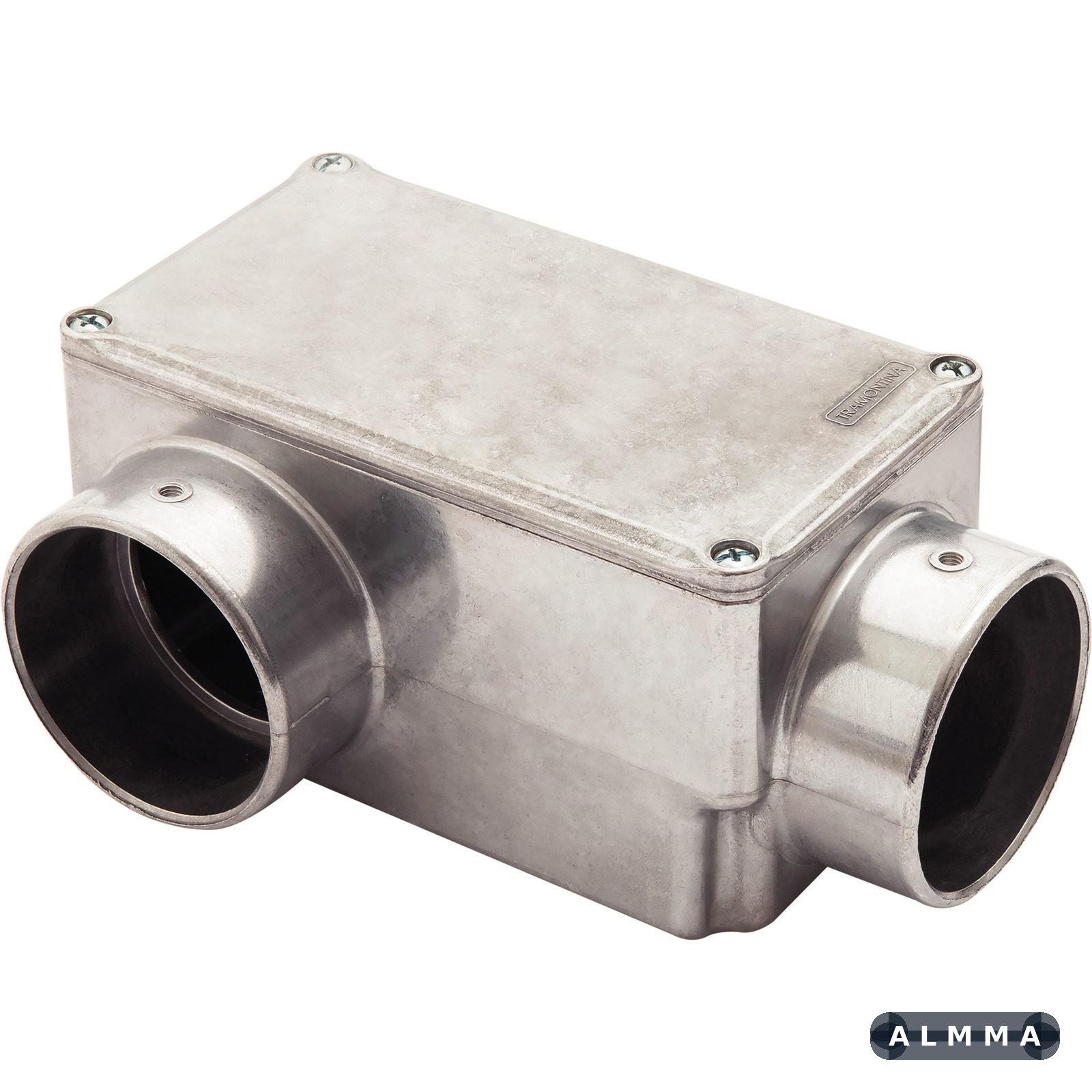 Condulete Fixo 2" Tipo LR Tramontina com Tampa e sem Rosca 6 UNIDADES EMB.MINIMA