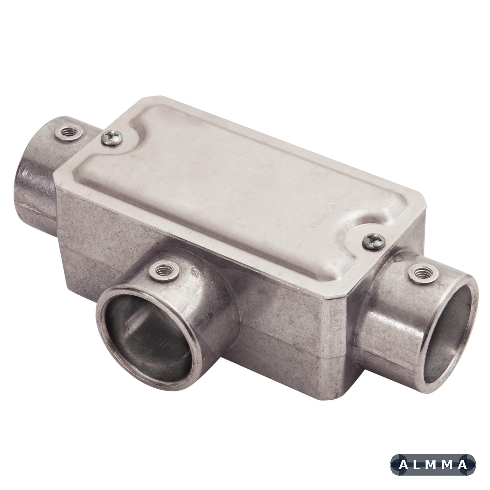 Condulete Fixo 3/4" Tipo T Tramontina com Tampa e sem Rosca 12 UNIDADES EMB.MINIMA