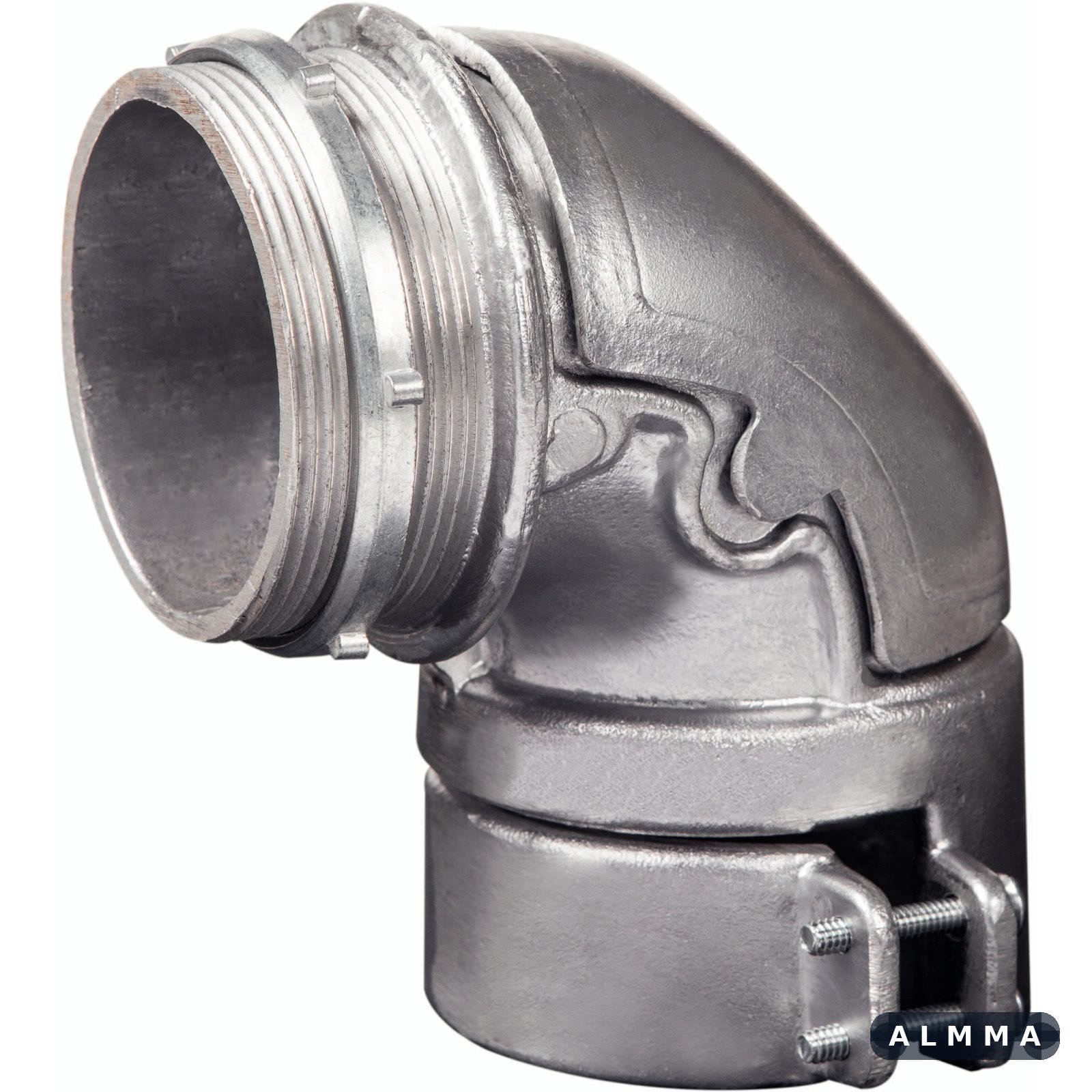 Conector Curvo 4" Tramontina com Rosca 5 UNIDADES EMB.MINIMA