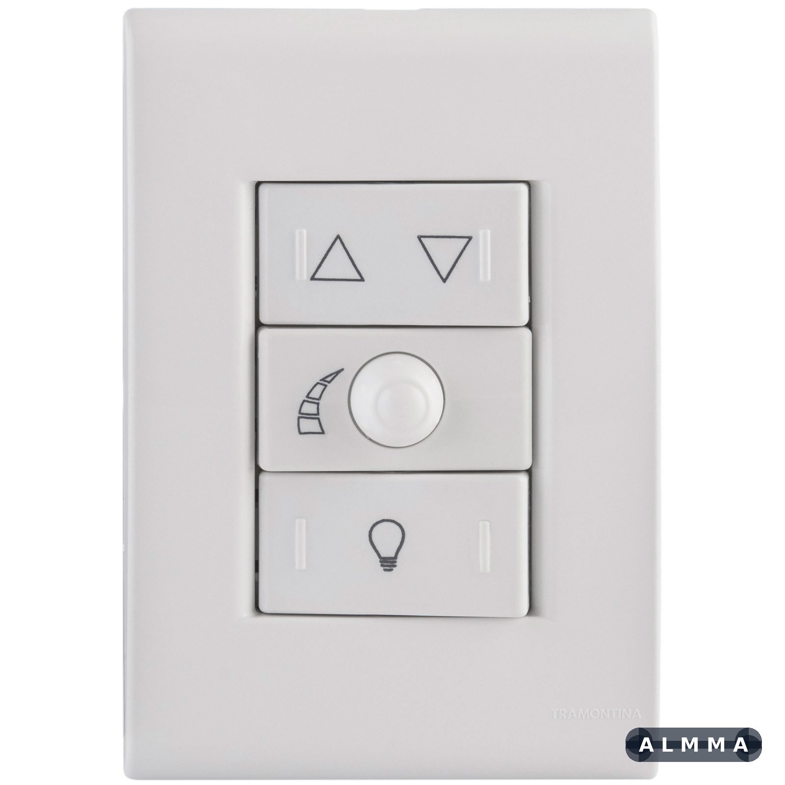 Conjunto 4x2 Variador de Ventilador Bivolt Tramontina Liz Branco 2 UNIDADES EMB.MINIMA