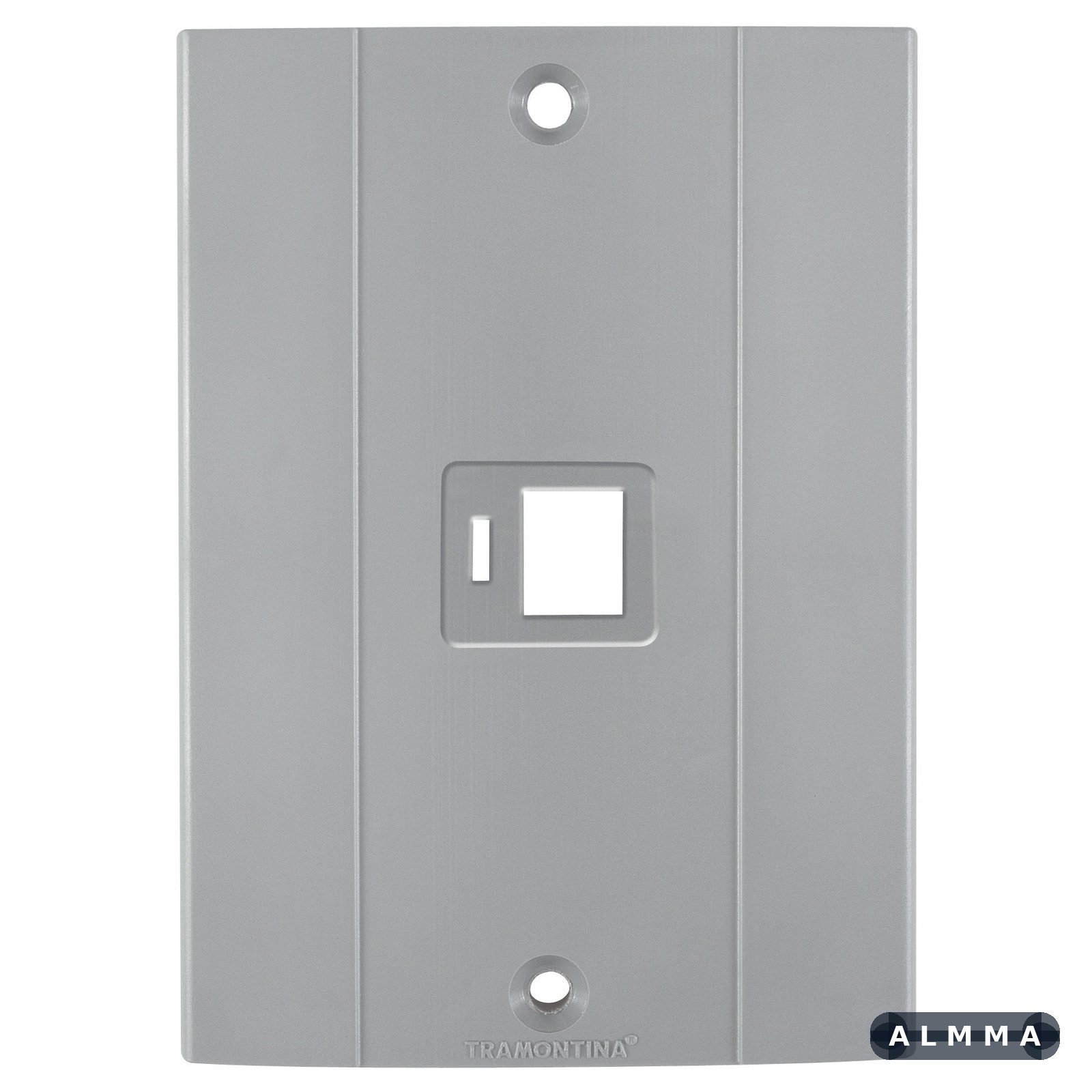 Tampa para Tomada RJ45 com Suporte para Condulete Plastibox Tramontina Cinza 48 UNIDADES EMB.MINIMA