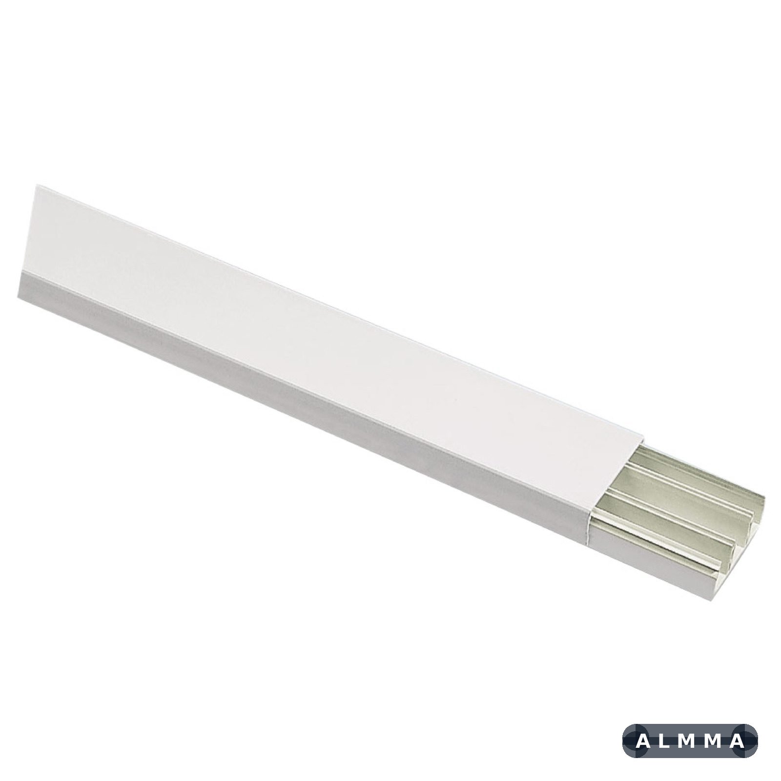 Canaleta 40x20x2000 mm com Divisória Tramontina Branca 9 UNIDADES EMB.MINIMA