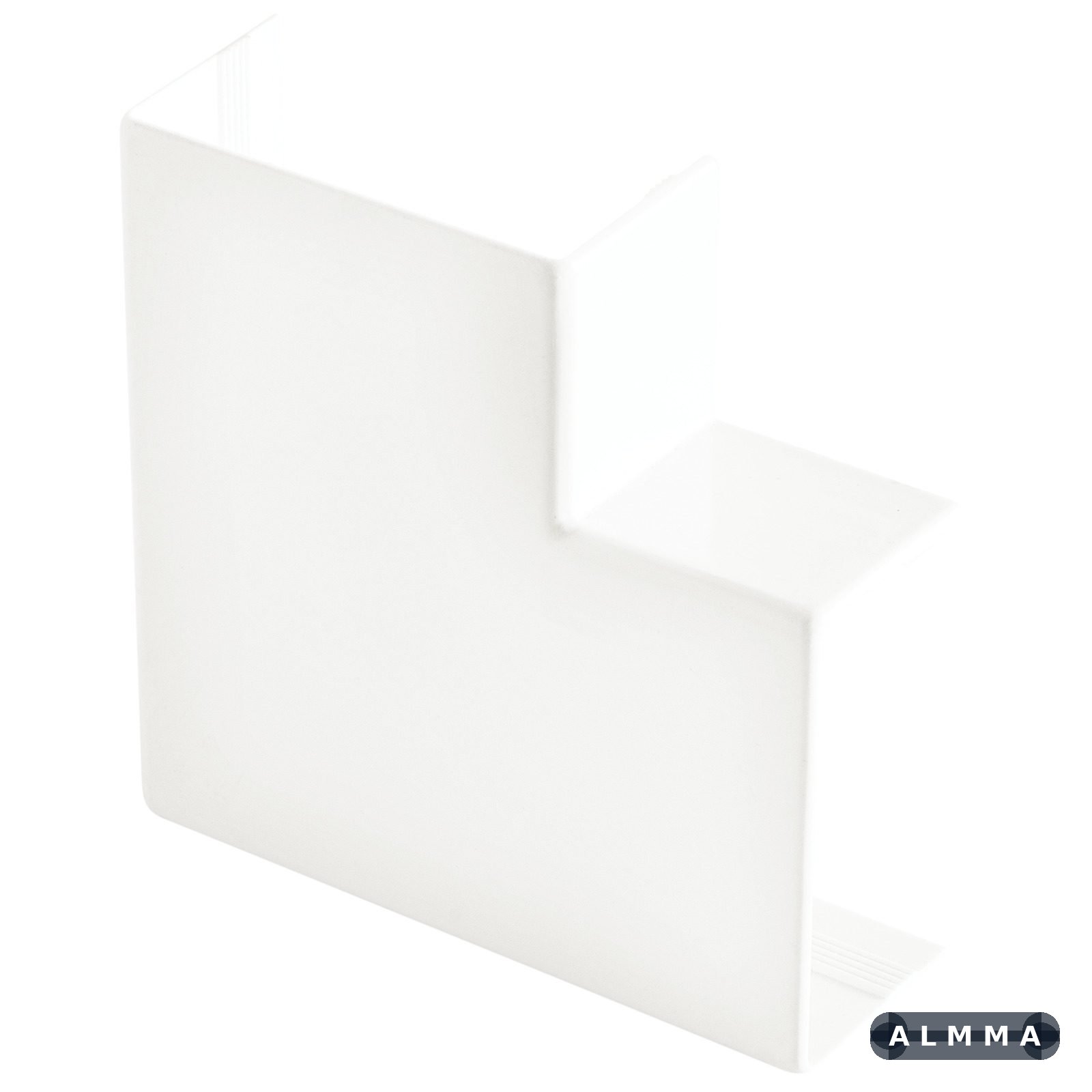 Cotovelo 90 Graus para Canaleta 40x20mm Branco Lizflex 25 UNIDADES EMB.MINIMA