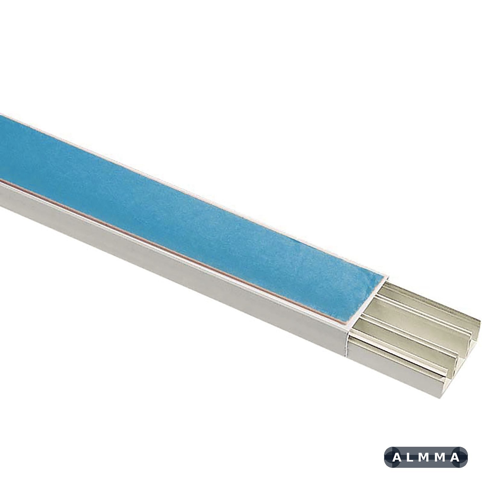 Canaleta 50 x 20 x 2000 mm Tramontina Branca com Fita Dupla Face e Divisória 10 UNIDADES EMB.MINIMA